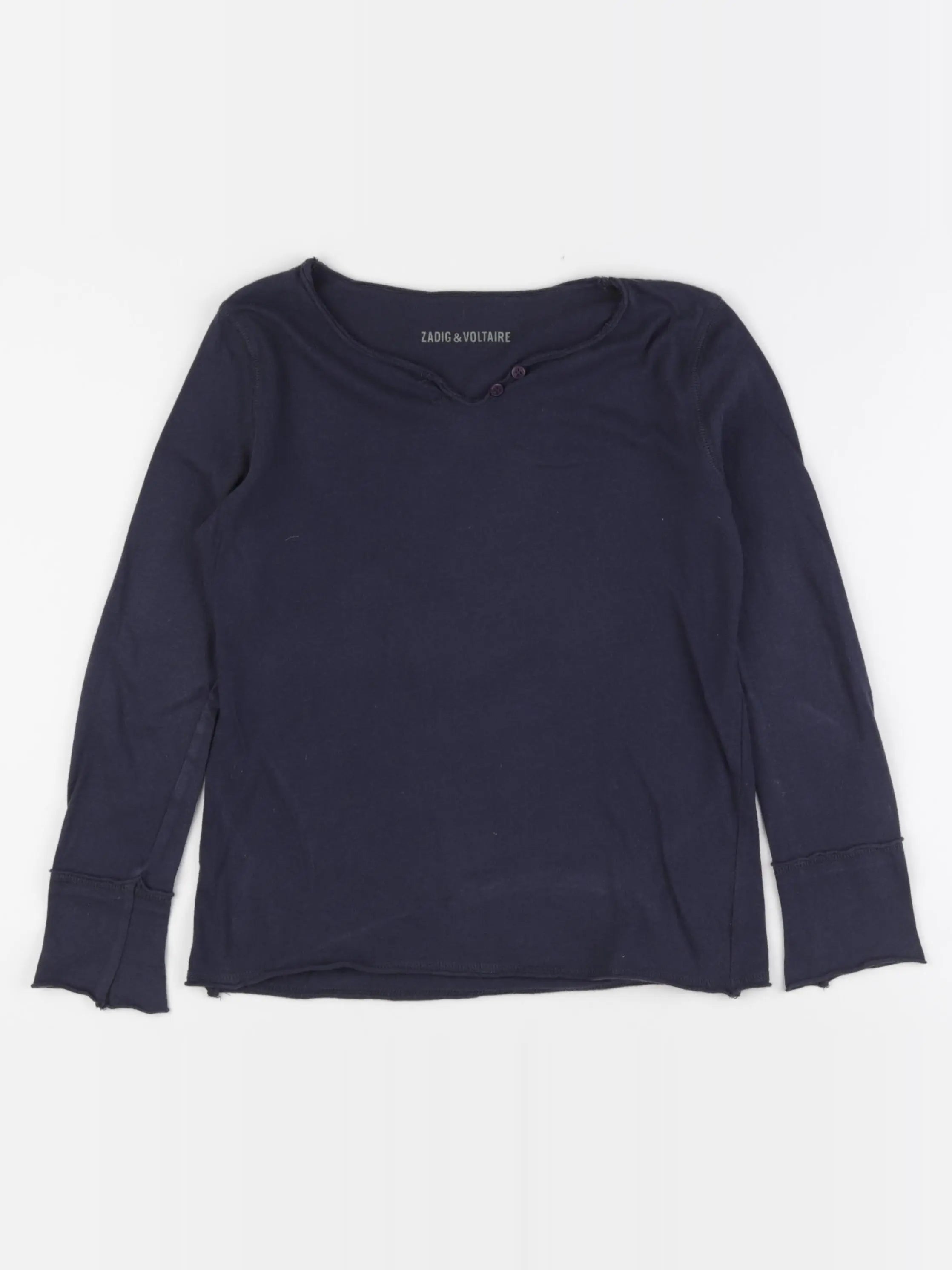 Zadig & Voltaire - tee-shirt imprimé au dos bleu - 8 ans