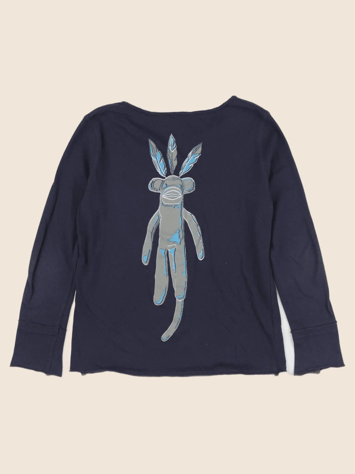 Zadig & Voltaire - tee-shirt imprimé au dos bleu - 8 ans