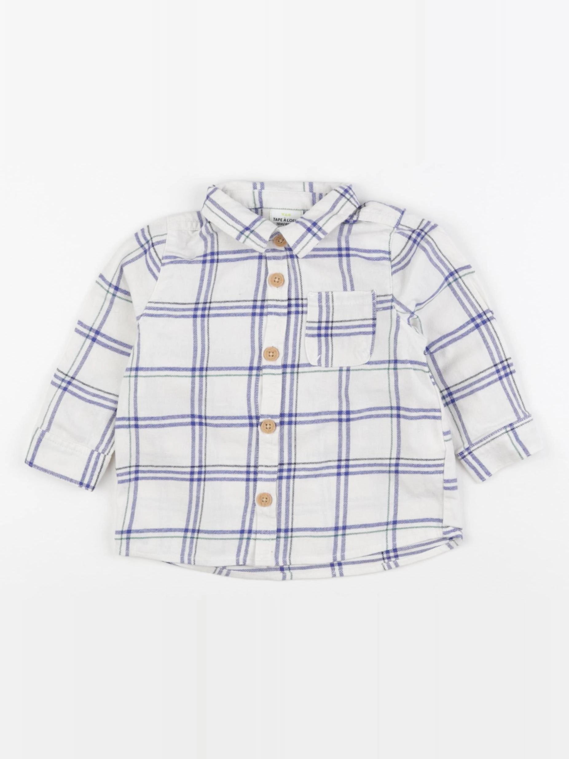 Tape à l'oeil - chemise beige - 18 mois