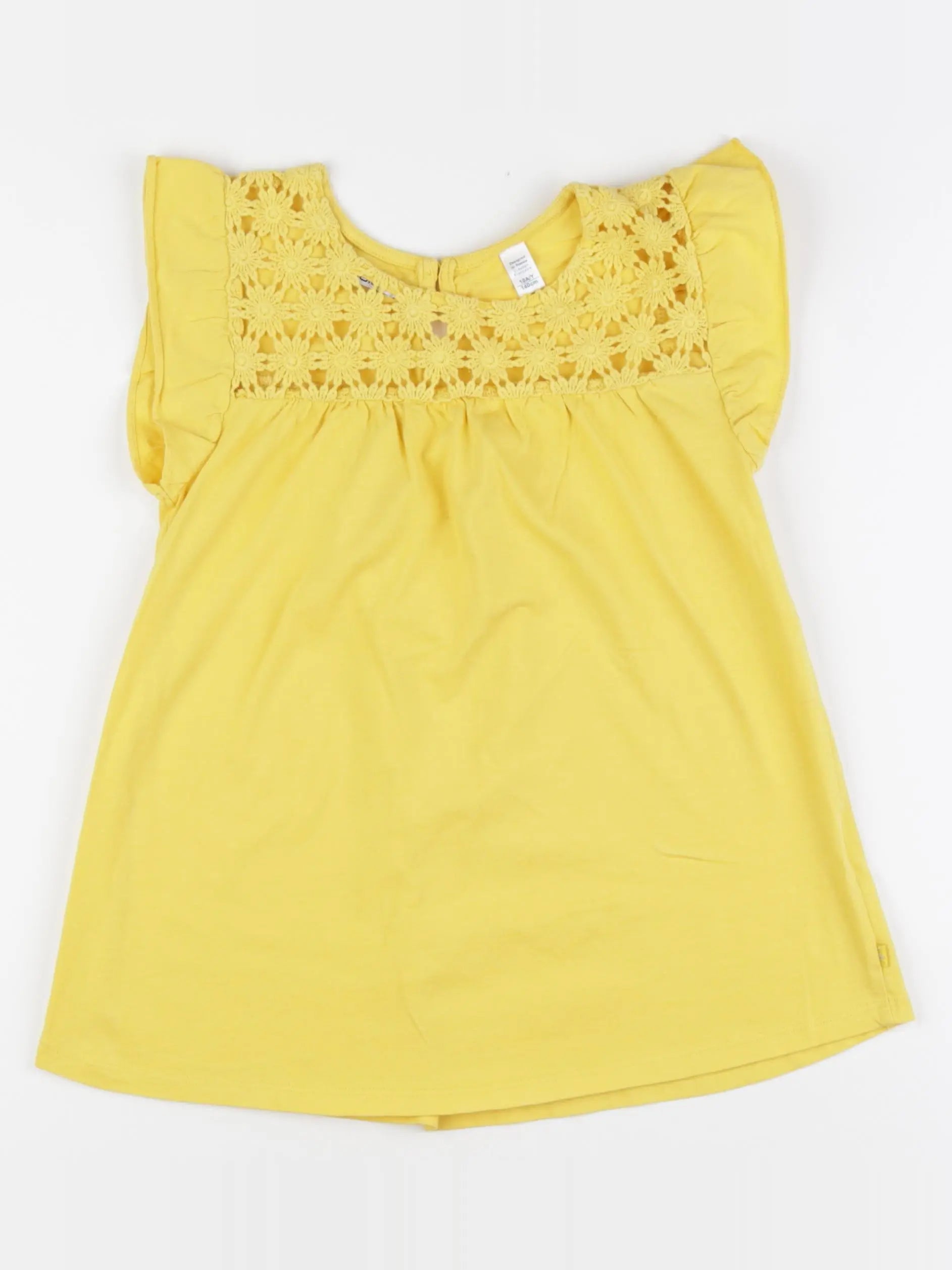 Okaidi - tee-shirt jaune - 10 ans