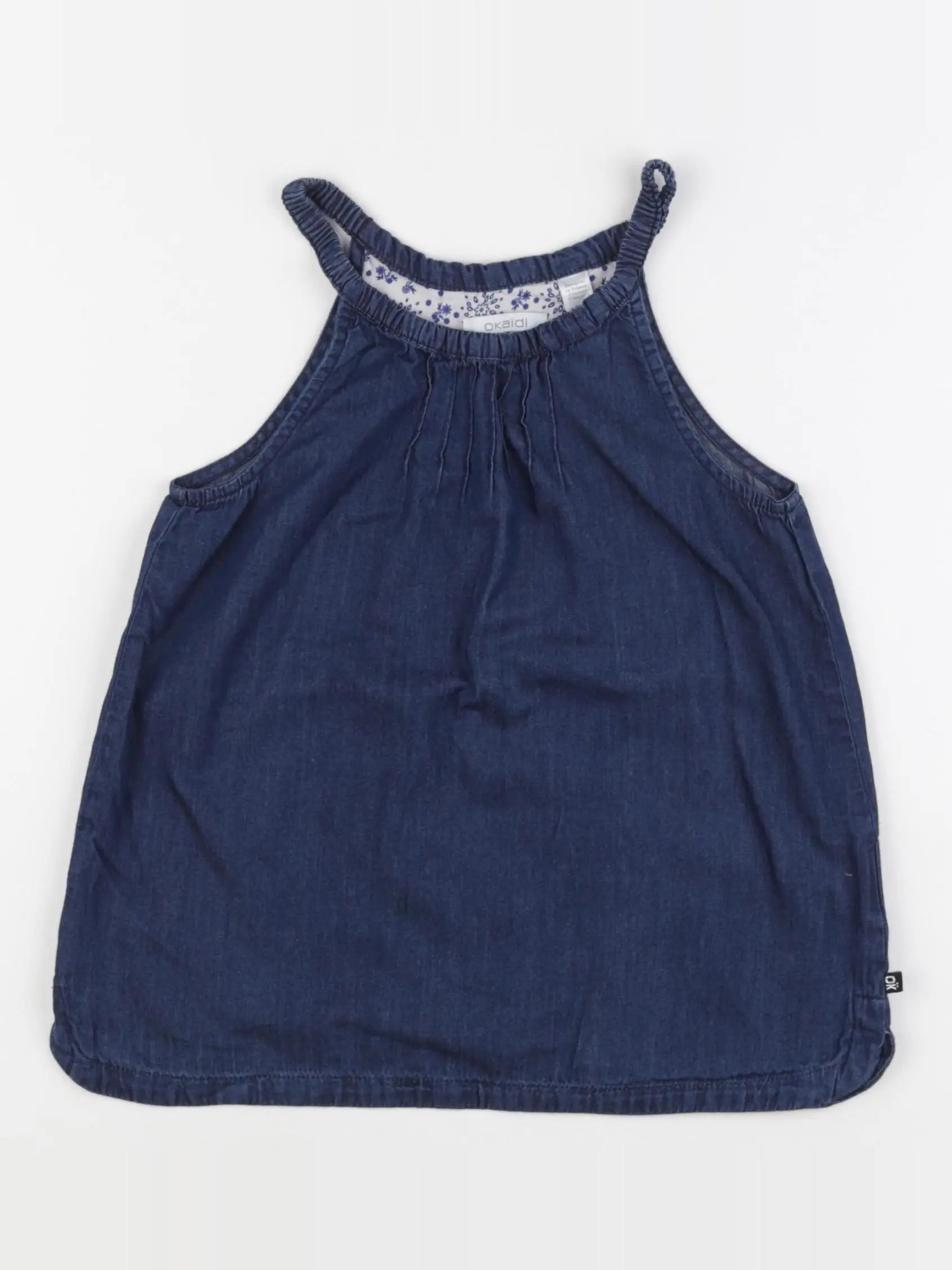 Okaidi - blouse bleu - 8 ans
