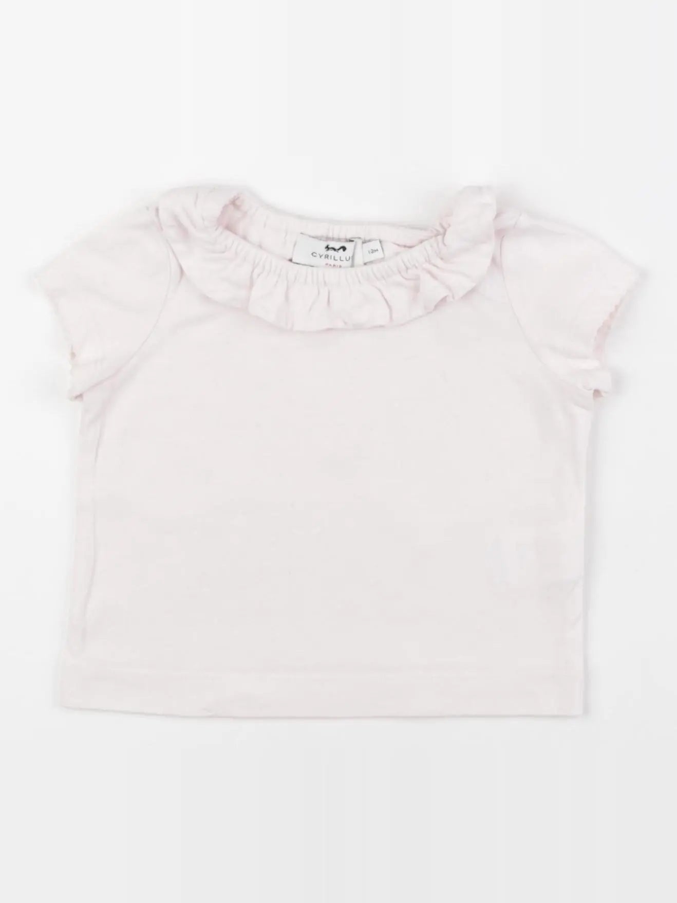 Cyrillus - tee-shirt rose - 12 mois