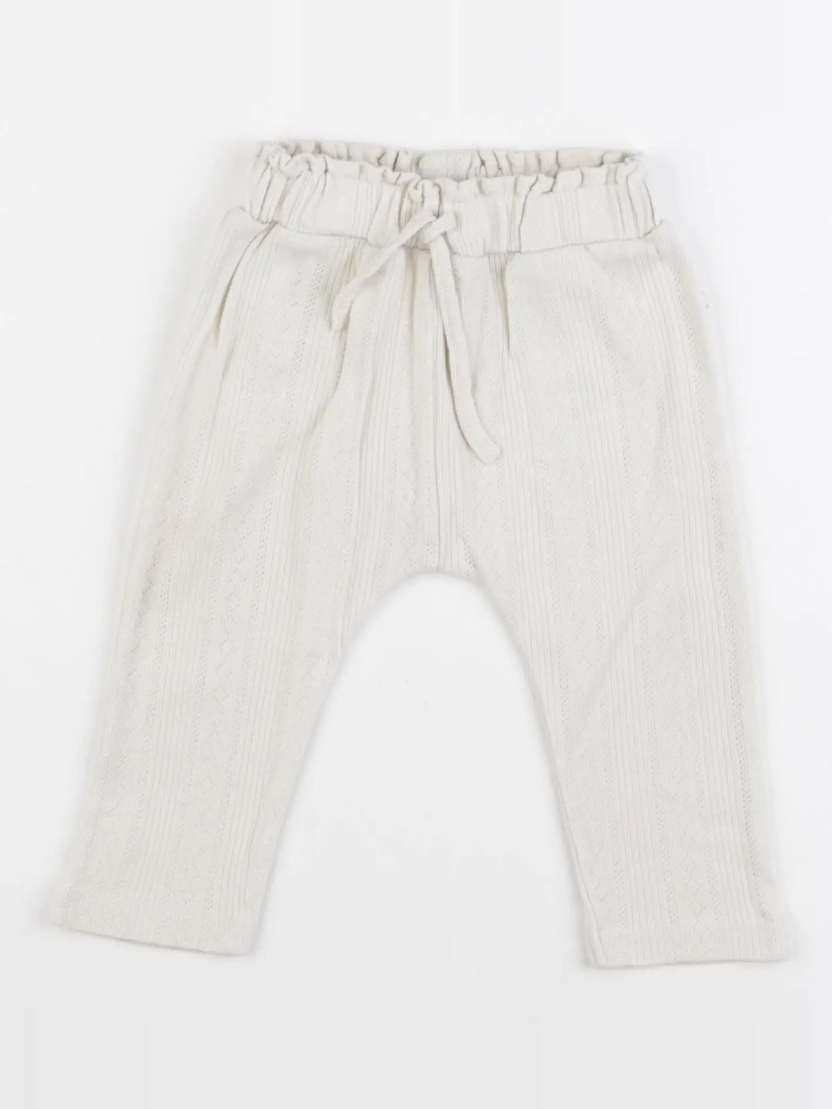 Lil'Atelier - sarouel blanc - 3/6 mois