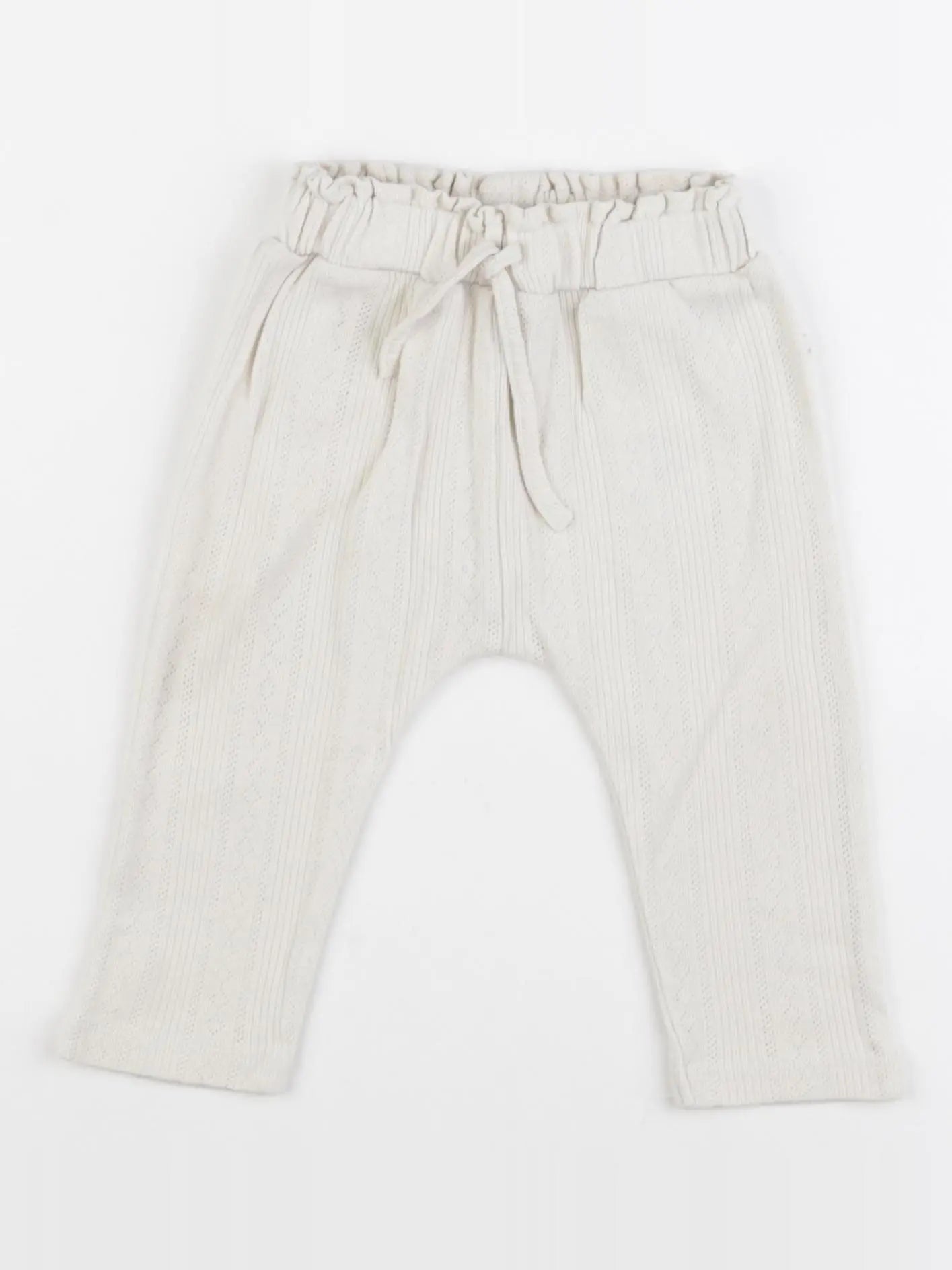 Lil'Atelier - sarouel blanc - 3/6 mois