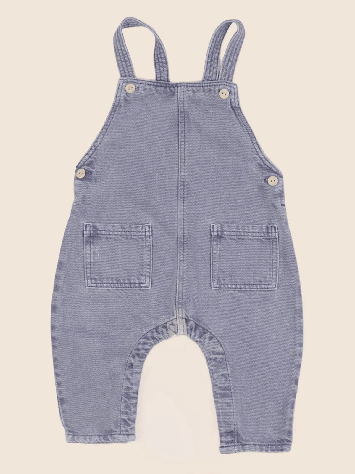 H&M - salopette bleu - 3/6 mois