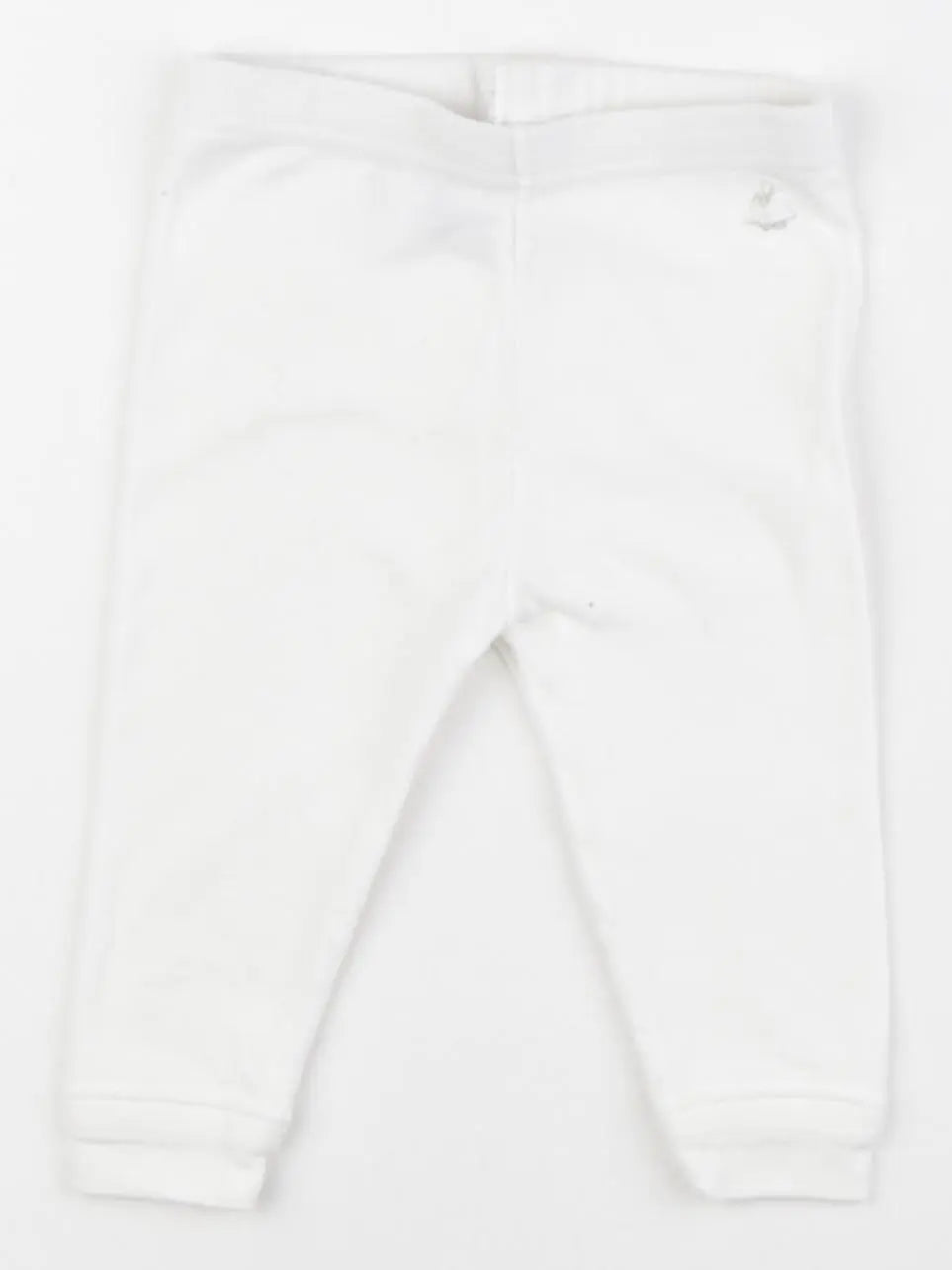 Petit Bateau - legging blanc - 6 mois