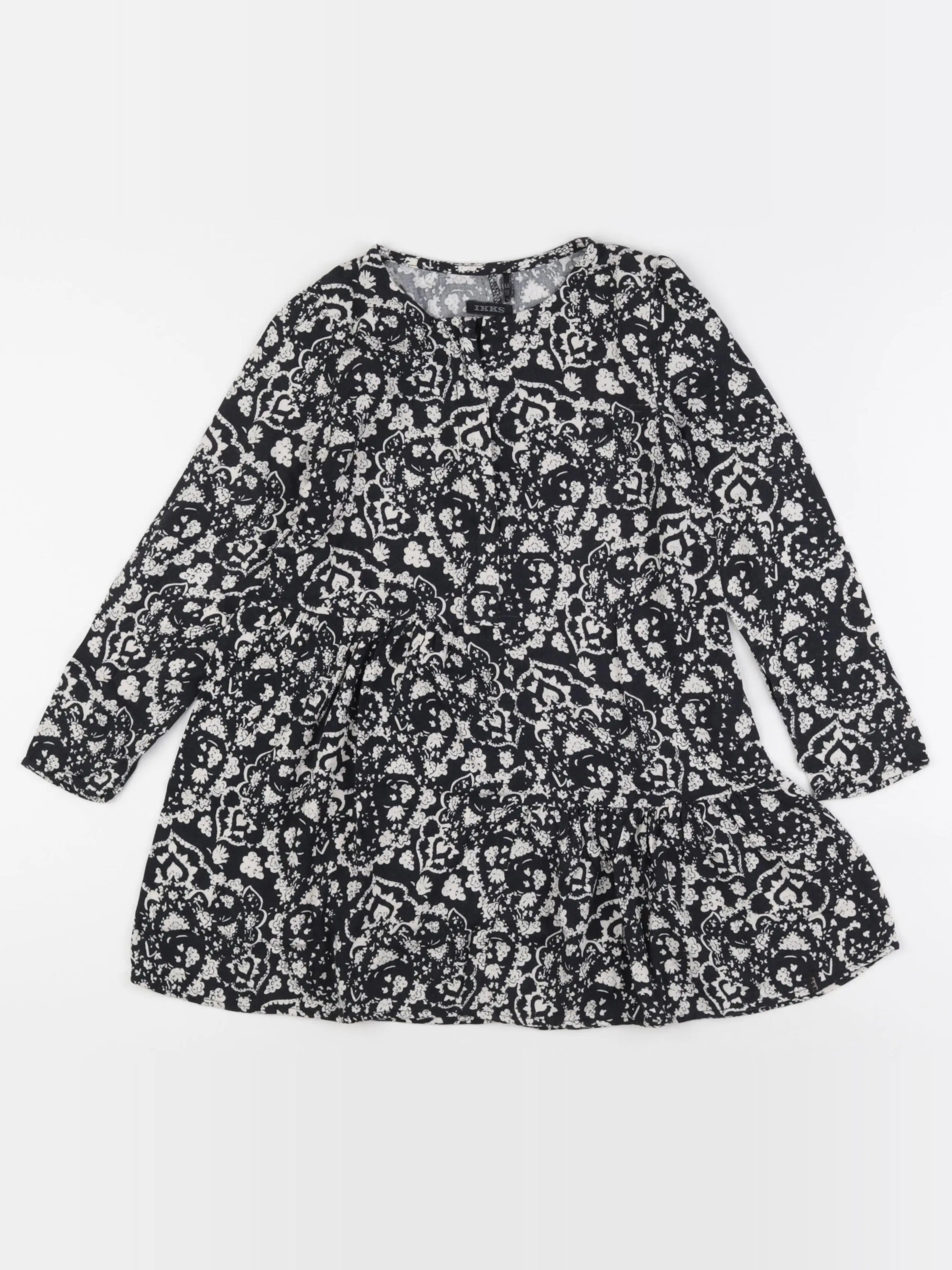 IKKS - robe noir - 6 ans