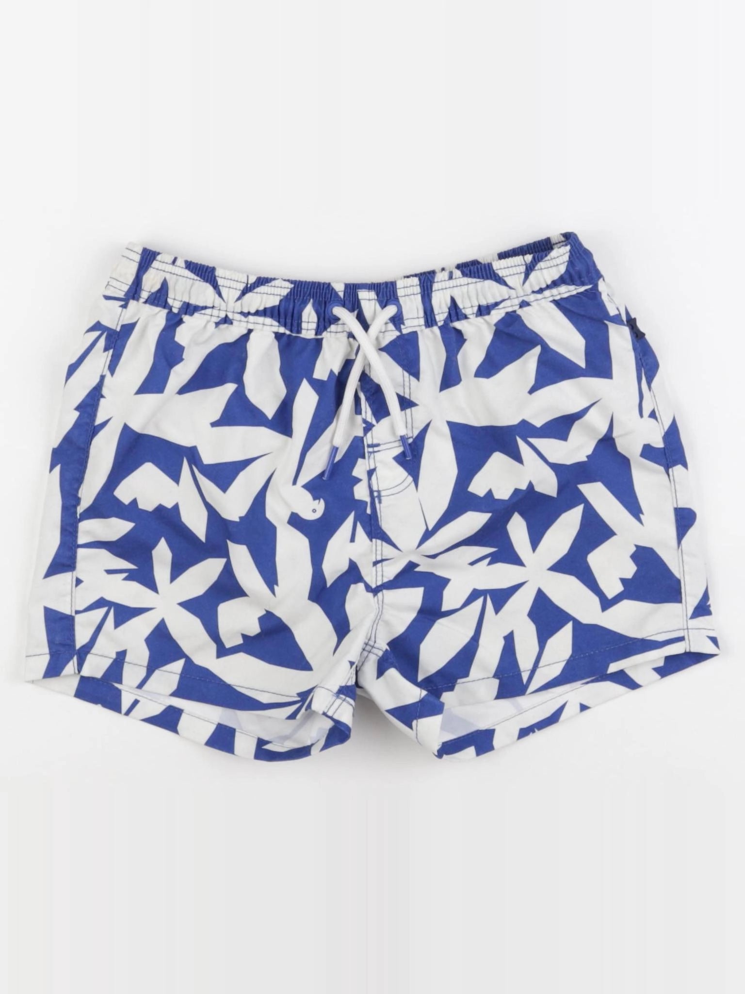 Okaidi - maillot de bain blanc, bleu - 6 ans