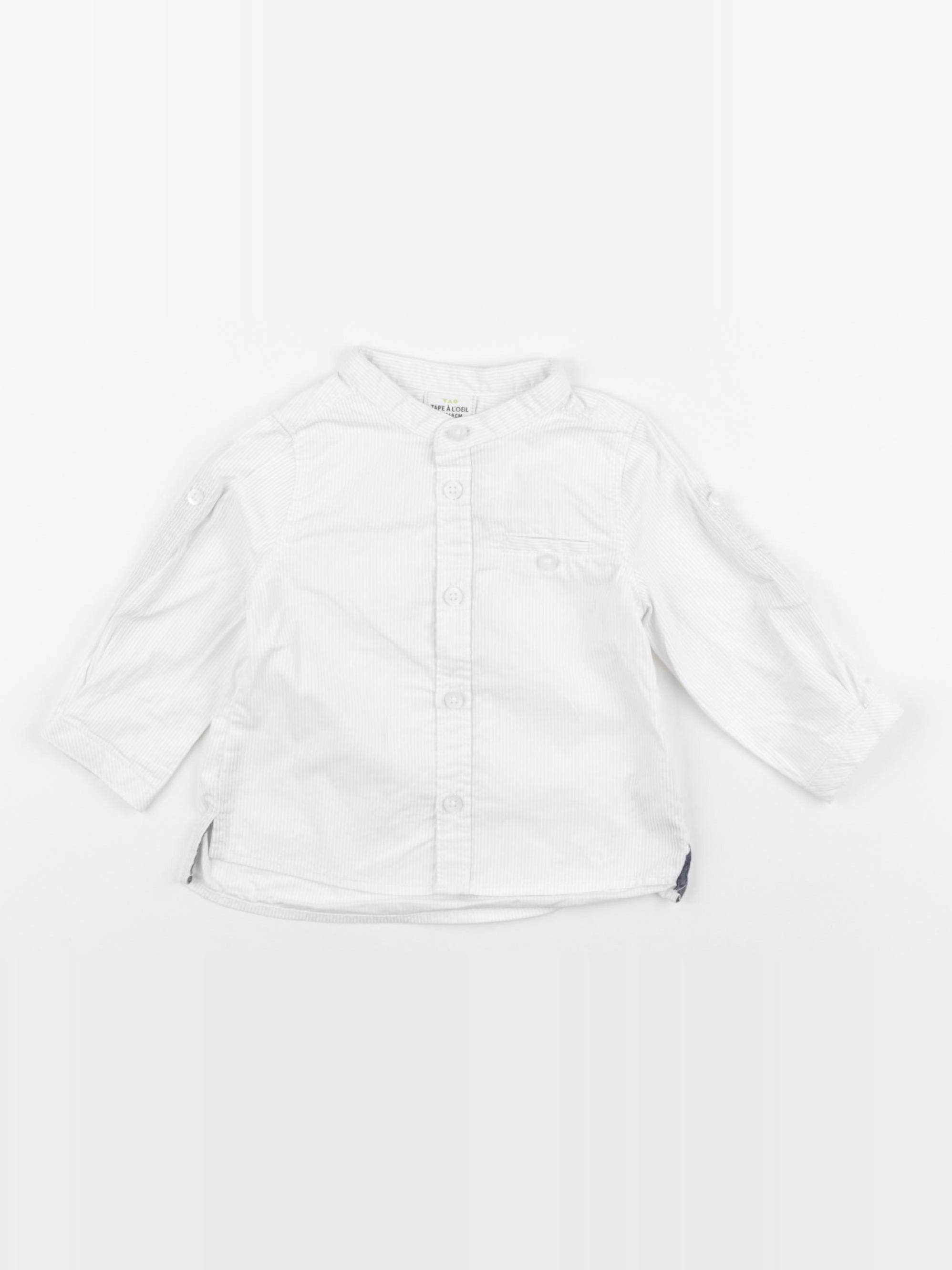 Tape à l'oeil - chemise blanc, beige - 6 mois