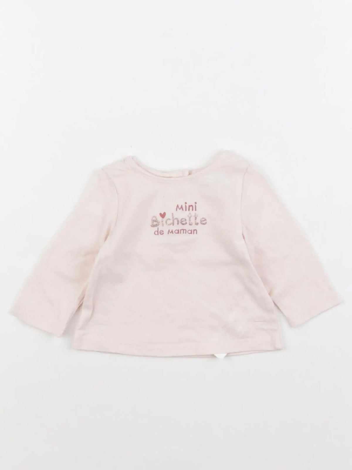 Tape à l'oeil - tee-shirt rose - 1 mois