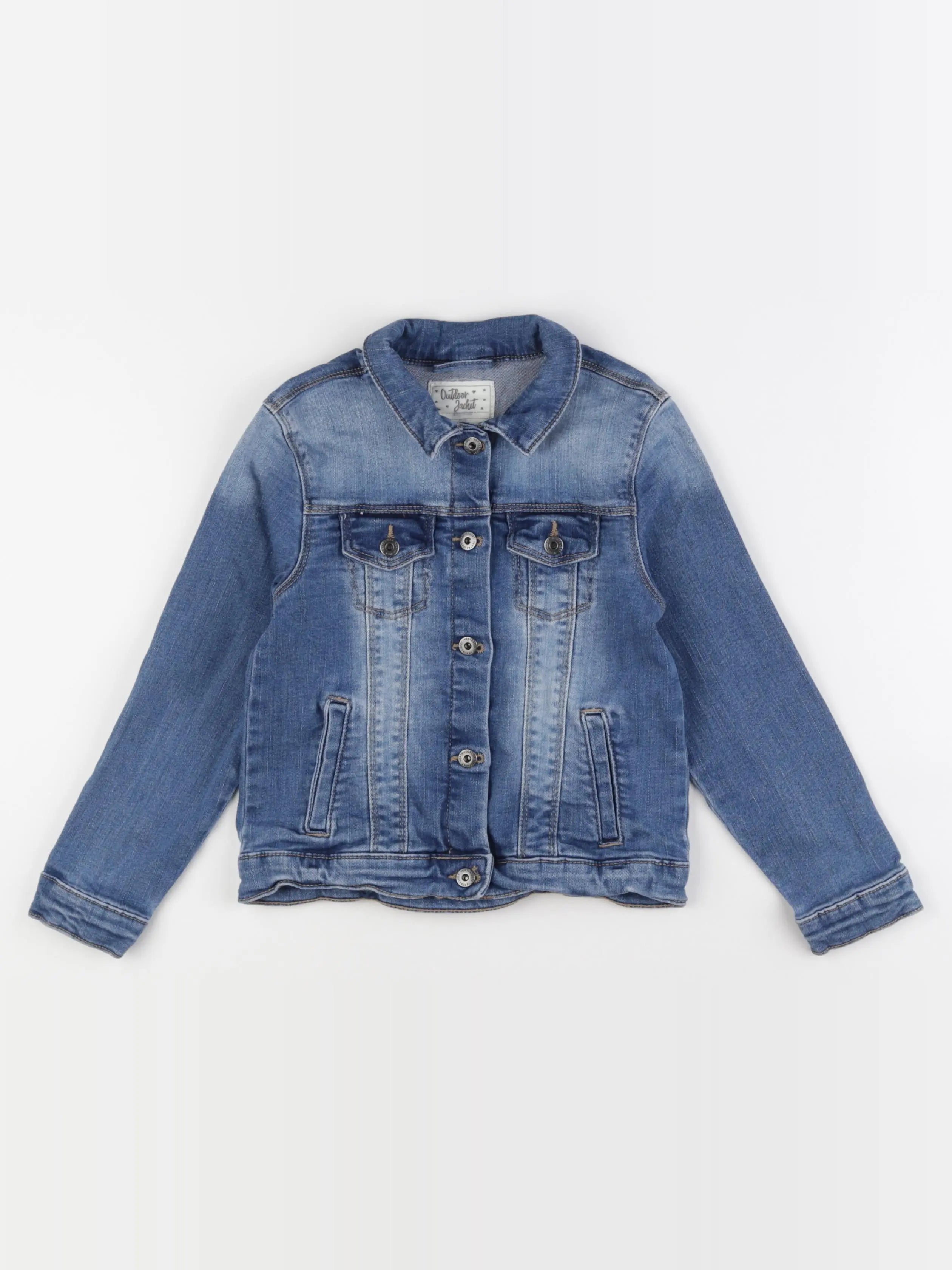 Vertbaudet - veste bleu - 8 ans