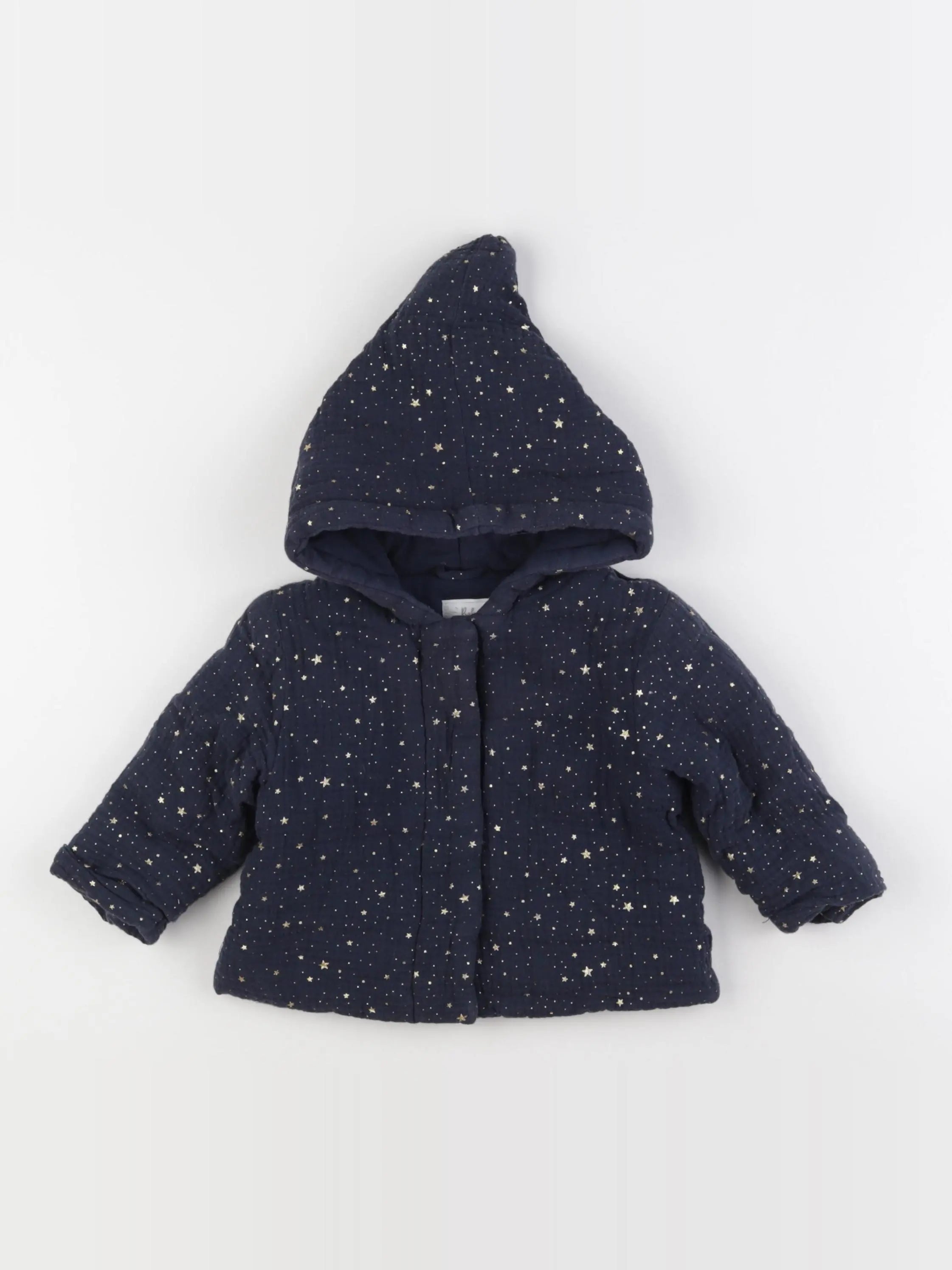 Vertbaudet - veste bleu - 6 mois