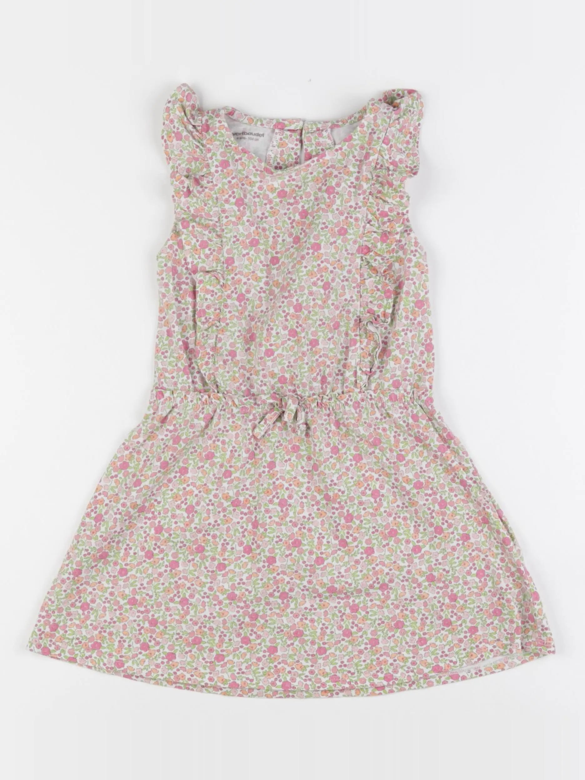 Vertbaudet - robe multicolore - 4 ans