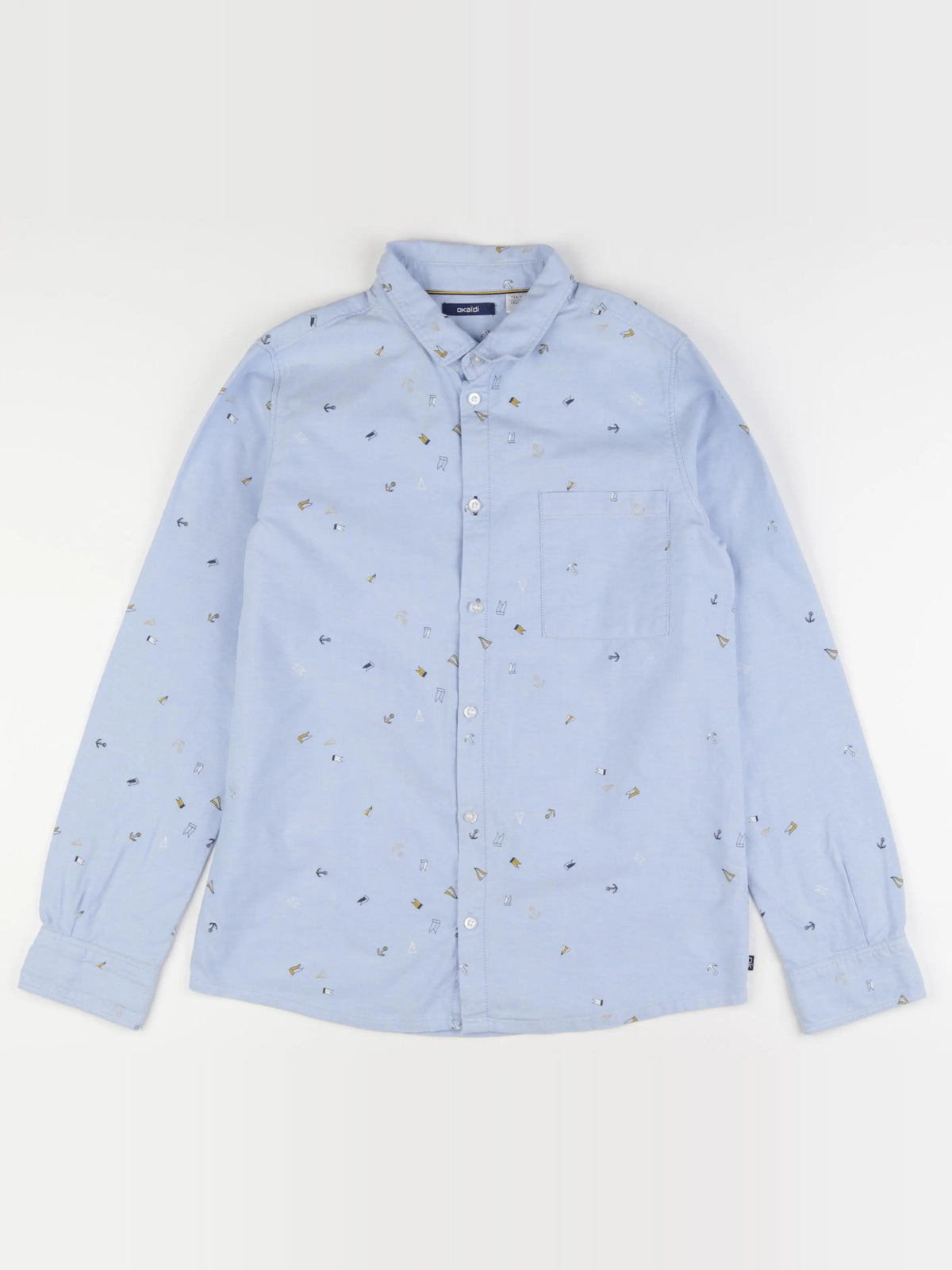 Okaidi - chemise bleu - 12 ans