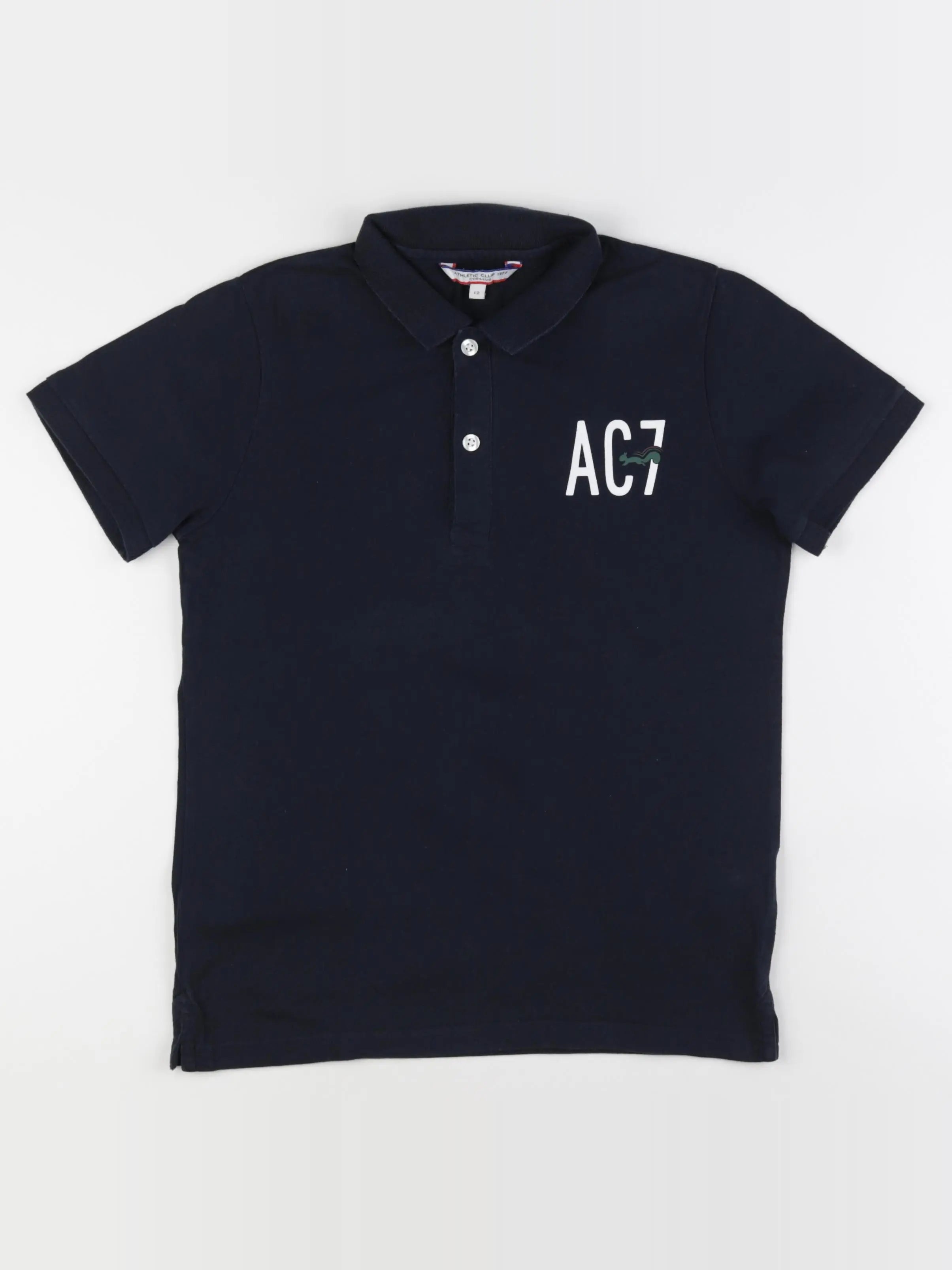 Cyrillus - polo bleu - 12 ans