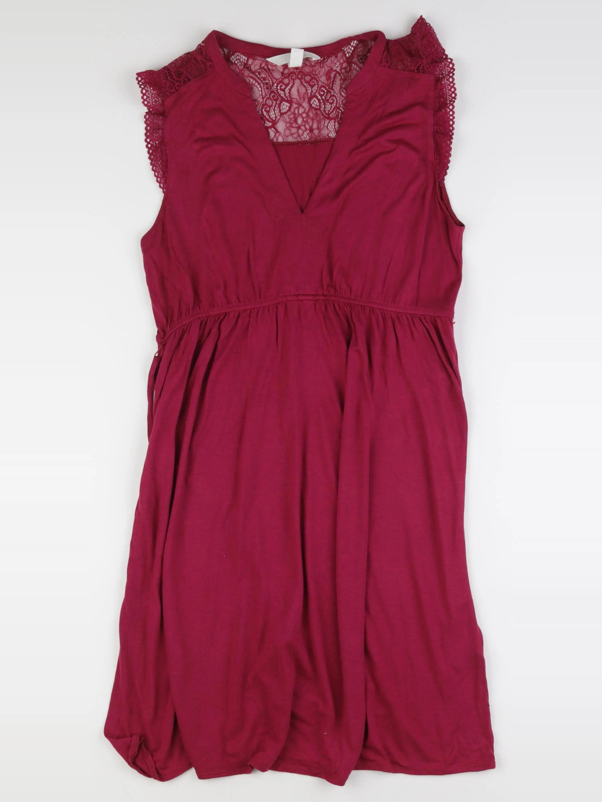 H&M - robe grossesse rose - l