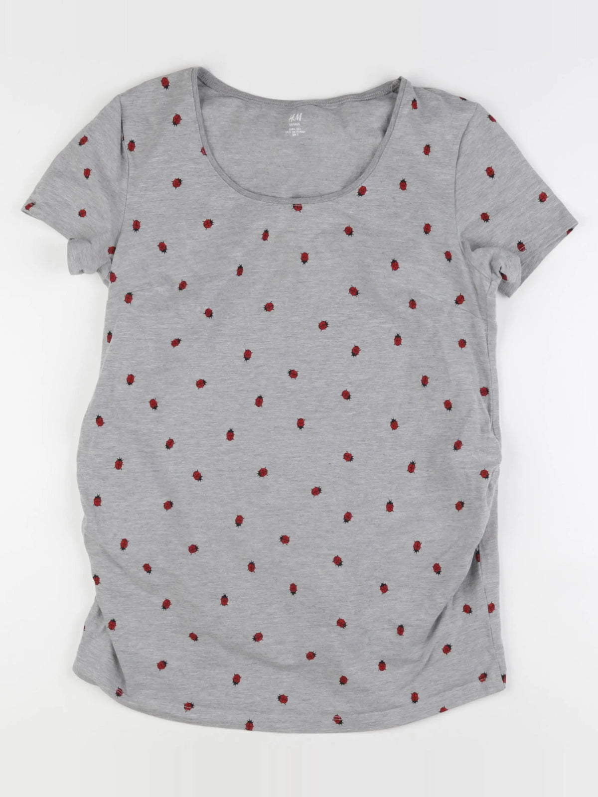 H&M - tee-shirt grossesse gris - L