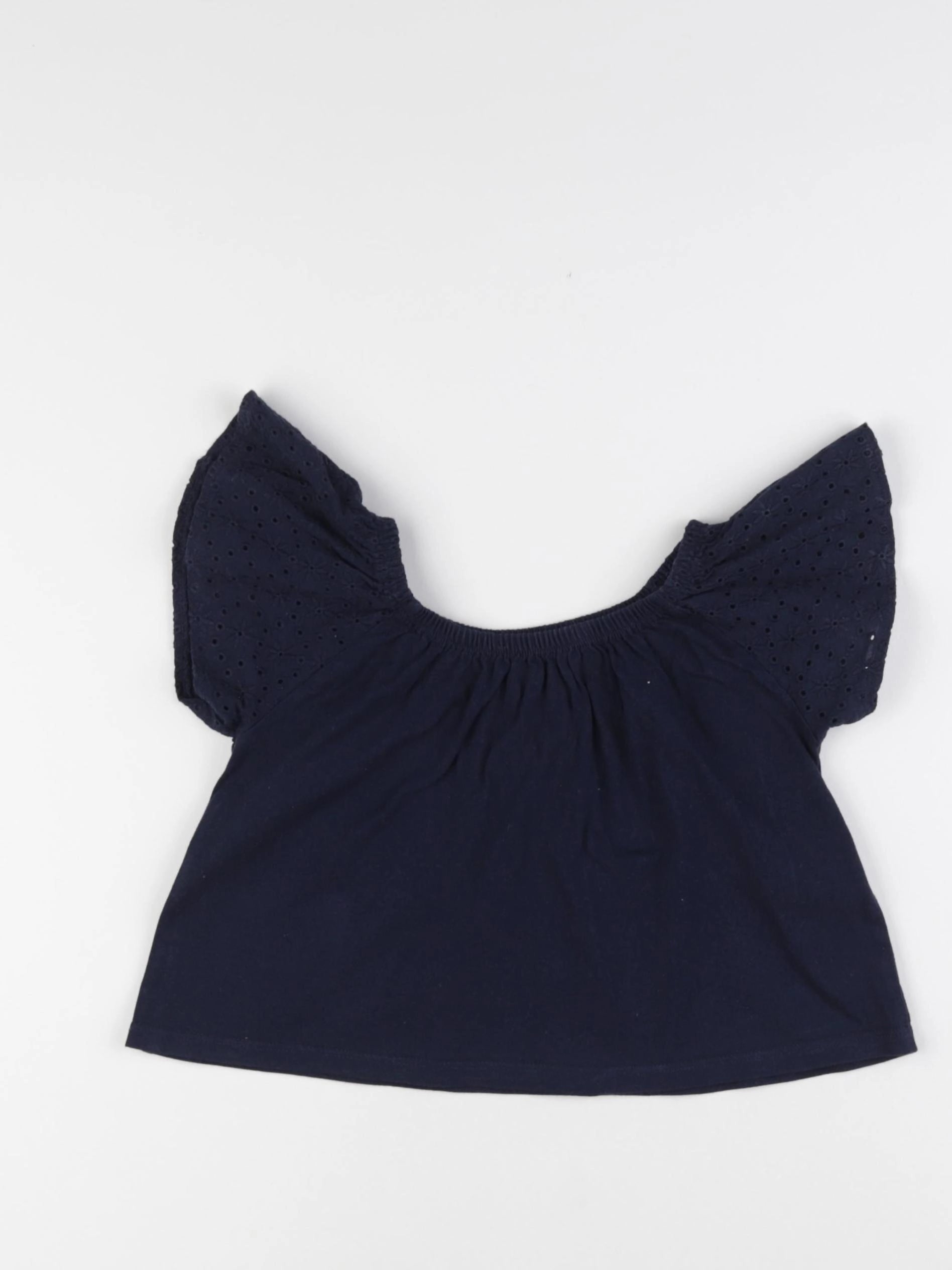 Vertbaudet - tee-shirt bleu - 2 ans