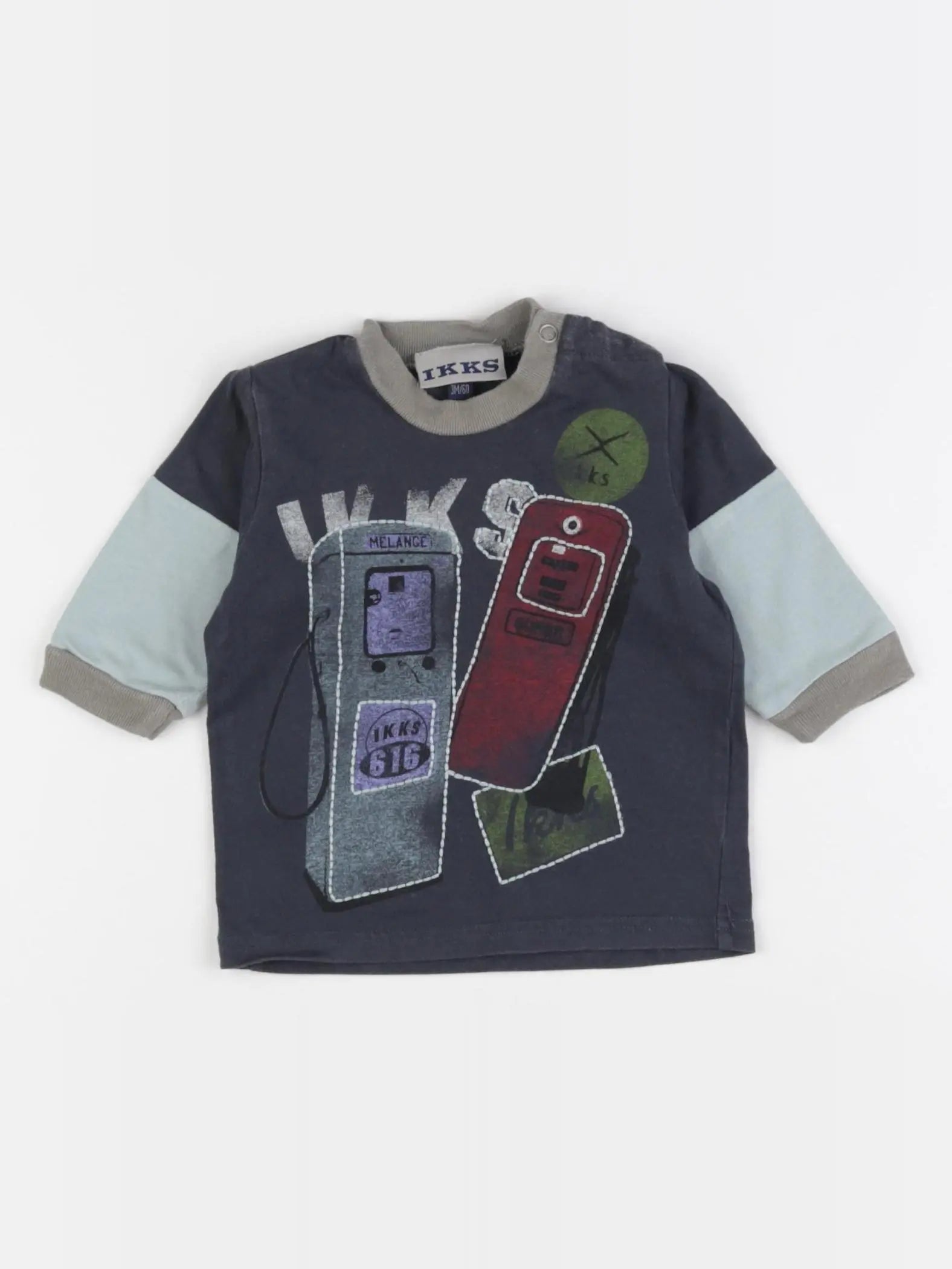 IKKS - tee-shirt gris - 3 mois