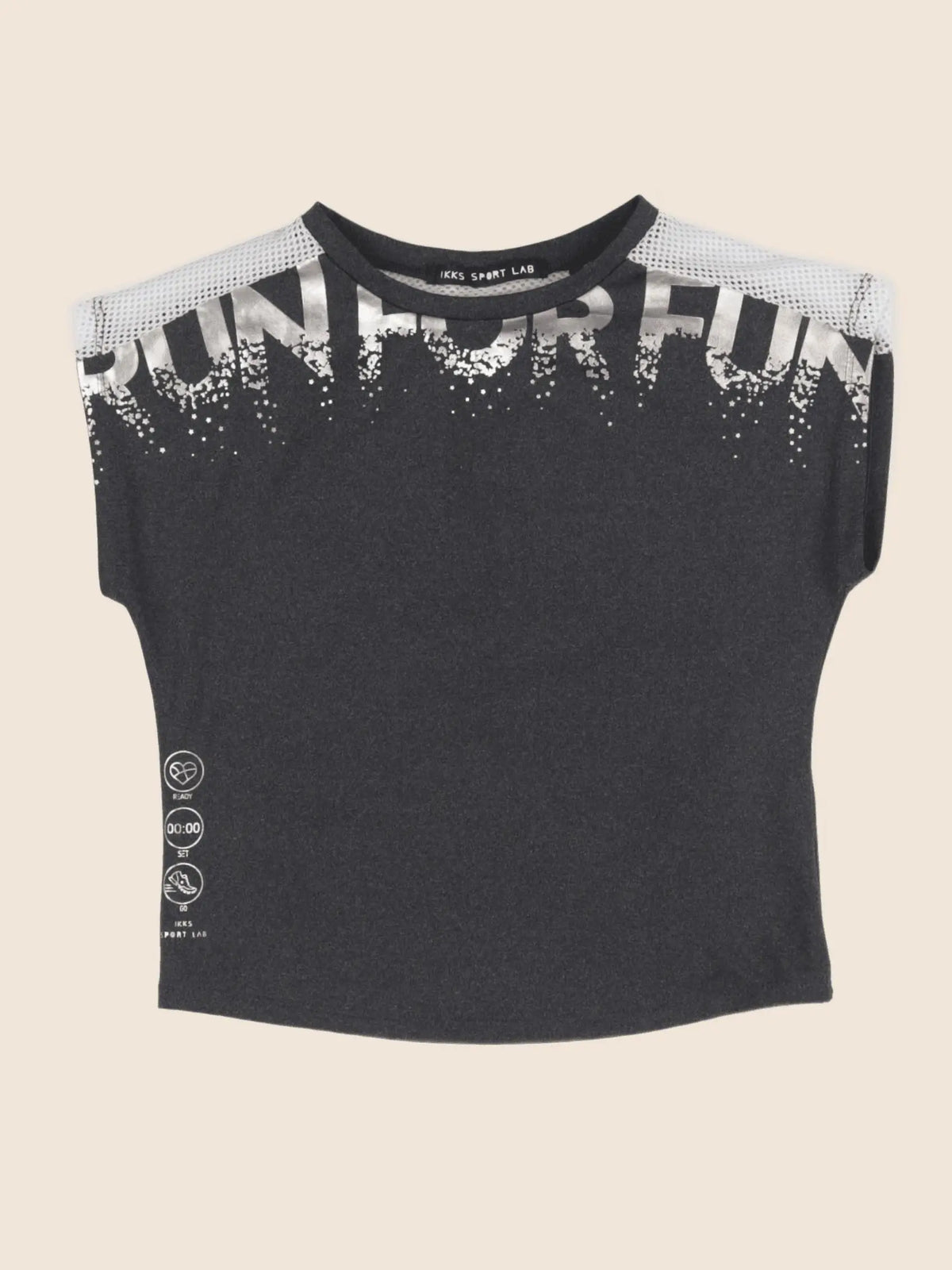 IKKS - tee-shirt gris - 6 ans