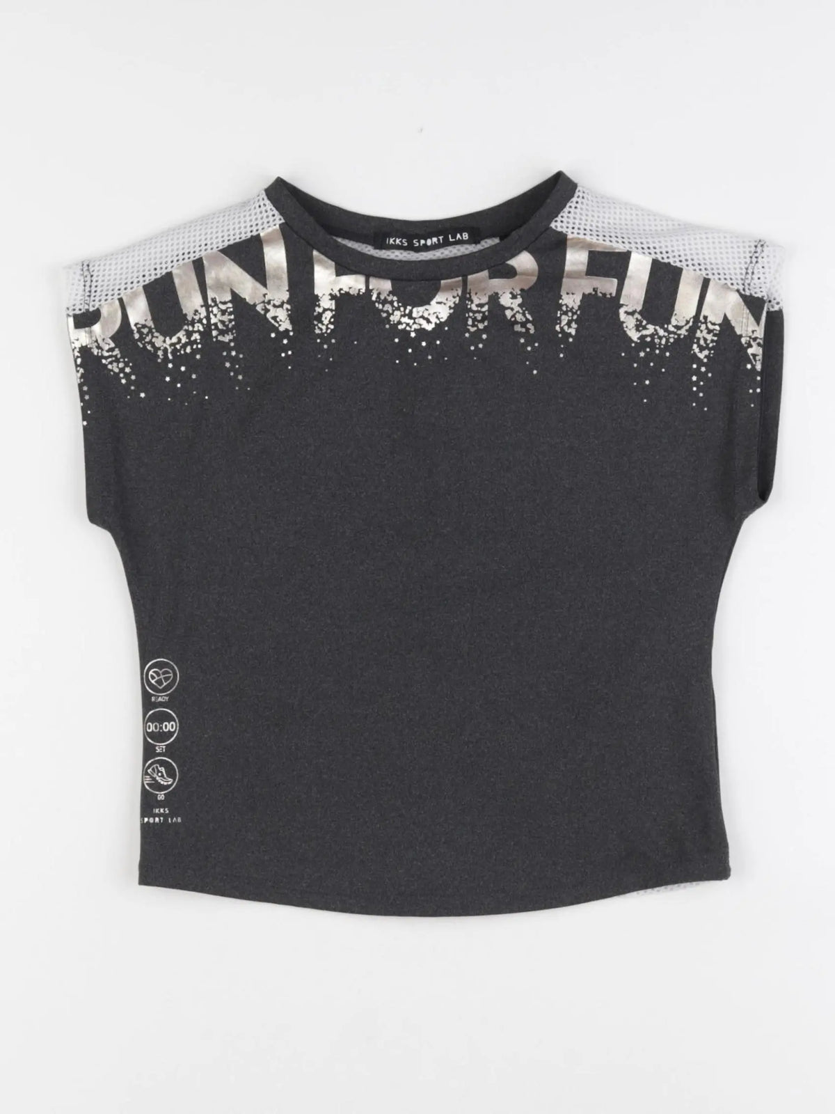 IKKS - tee-shirt gris - 6 ans