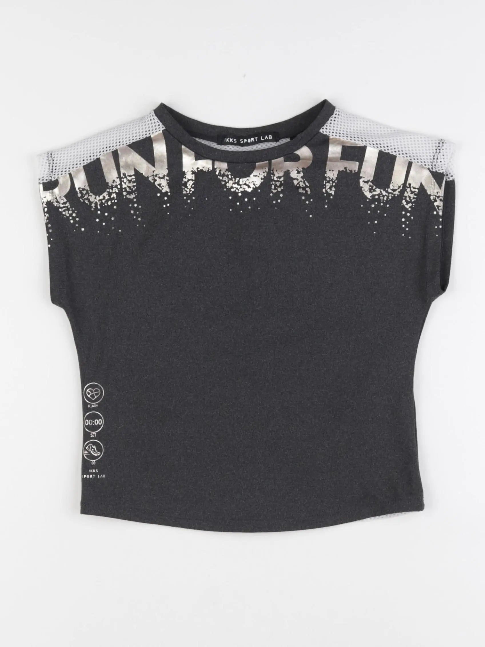 IKKS - tee-shirt gris - 6 ans