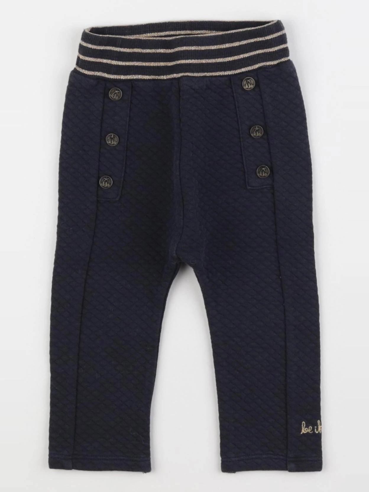 IKKS - pantalon bleu - 12 mois