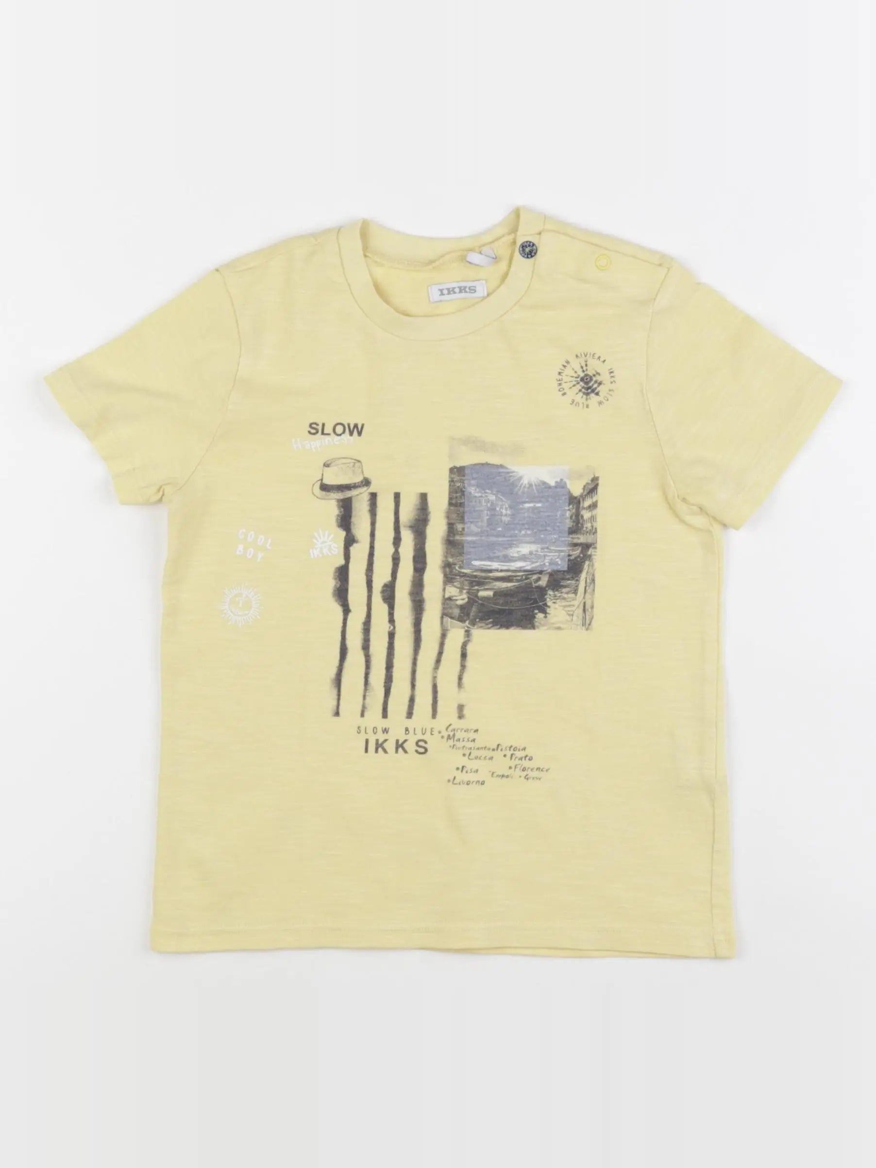 IKKS - tee-shirt jaune - 3 ans
