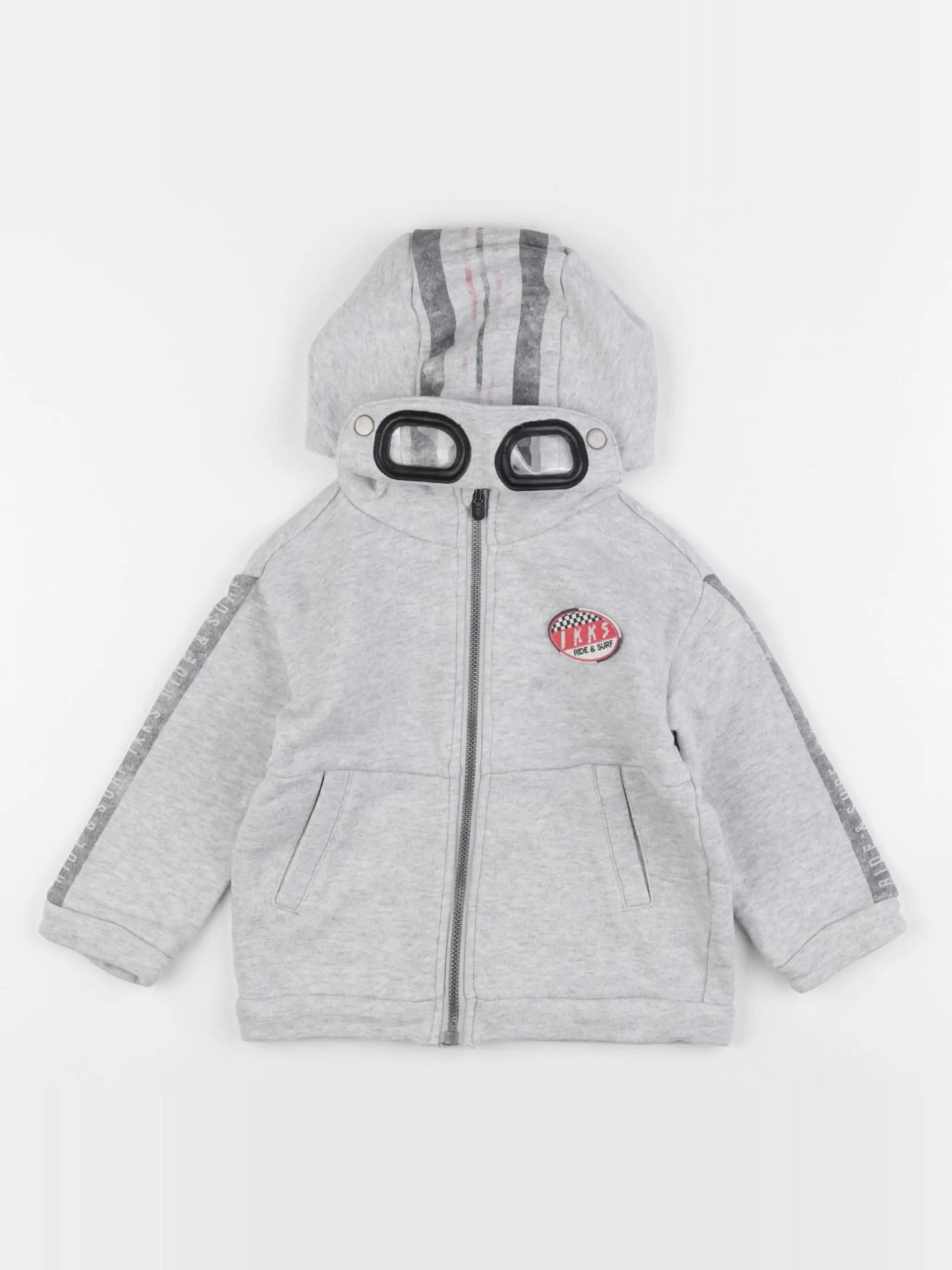 IKKS - sweat gris - 18 mois