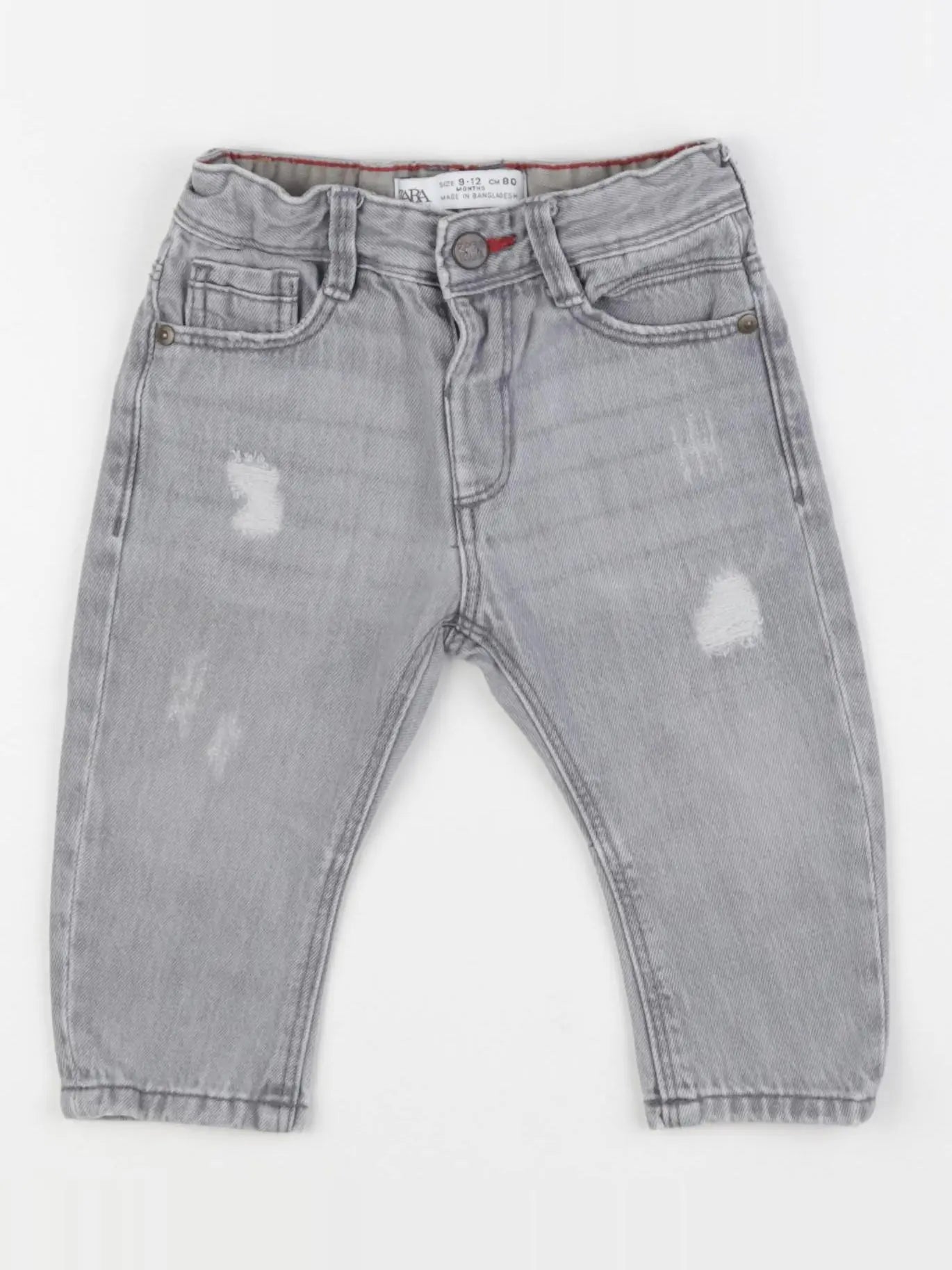 Zara - jean gris - 9/12 mois