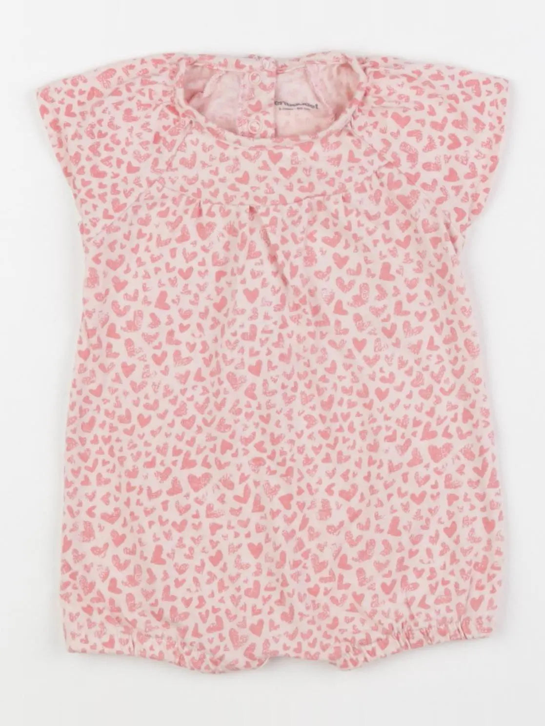 Vertbaudet - combinaison rose - 3 mois