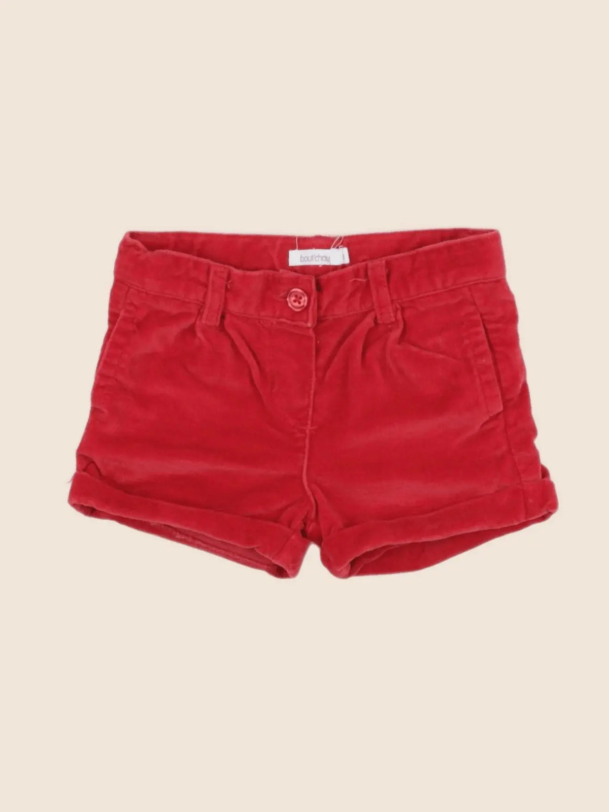 Boutchou - short rouge - 6 mois