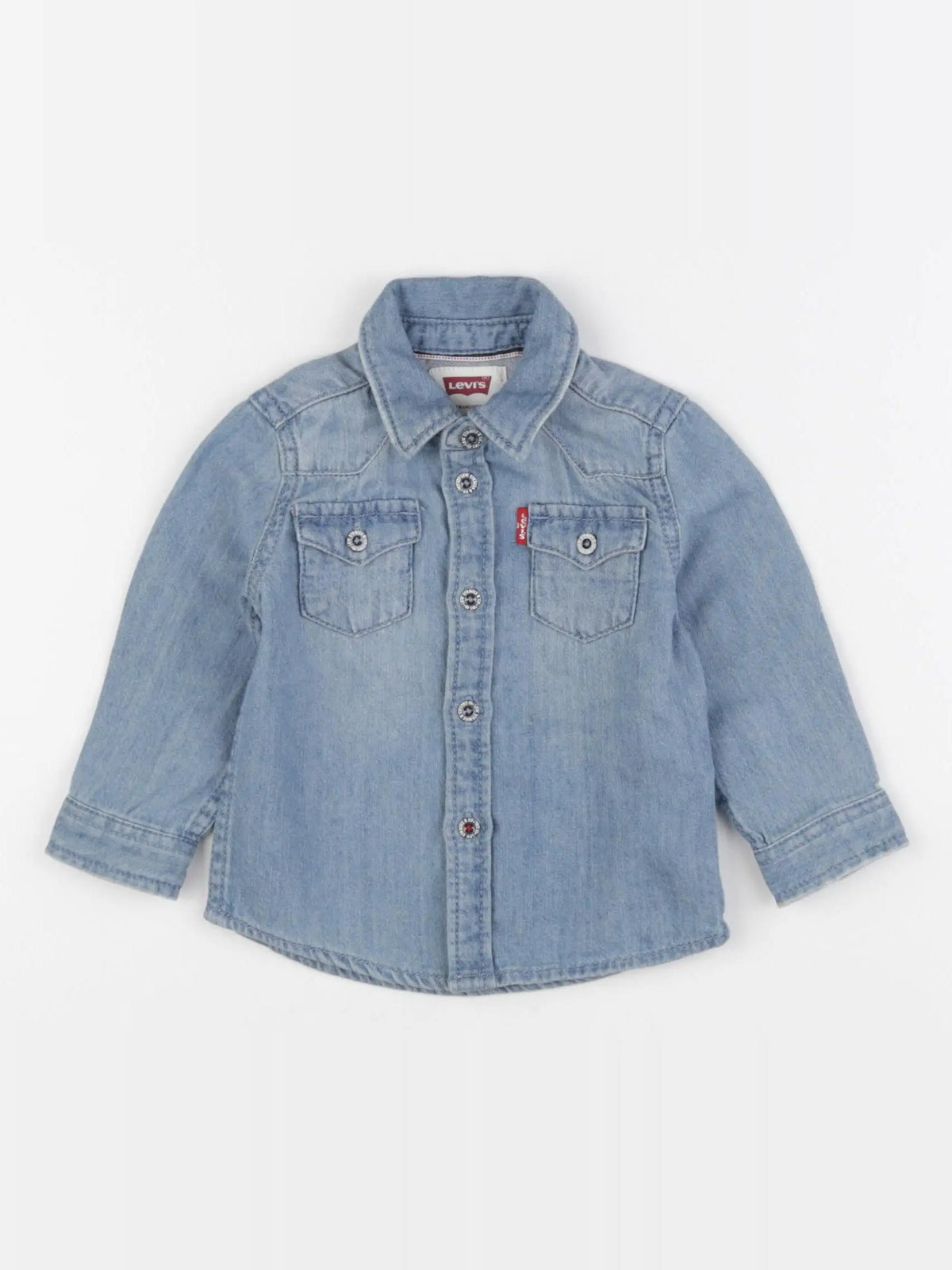 Levi's - chemise bleu - 6 mois