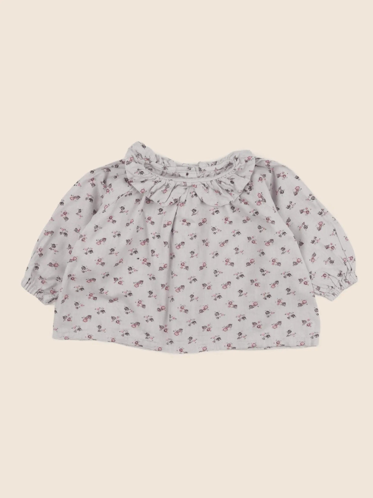 Petit Bateau - blouse gris - 6 mois