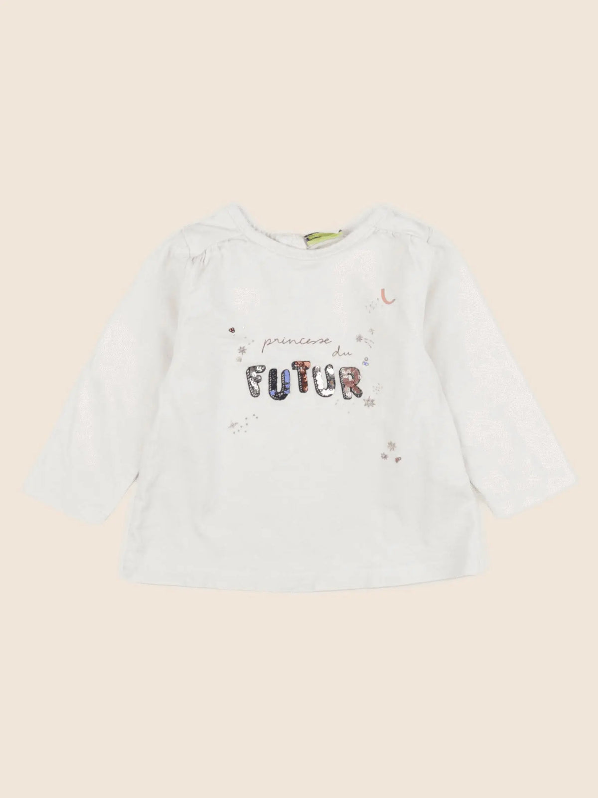Tape à l'oeil - tee-shirt beige - 12 mois