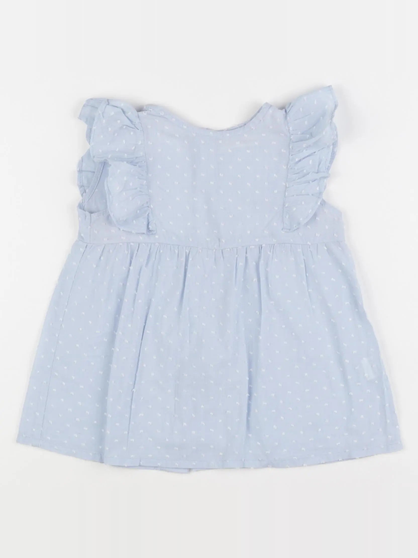 Lola Palacios - blouse bleu - 3 ans