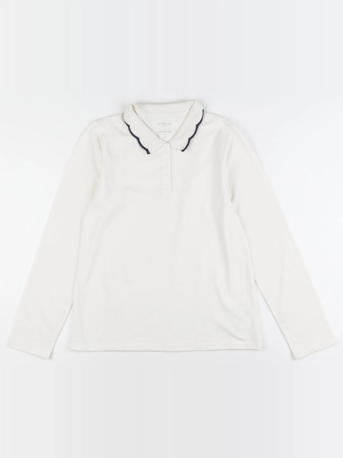 Cyrillus - blouse blanc - 14 ans