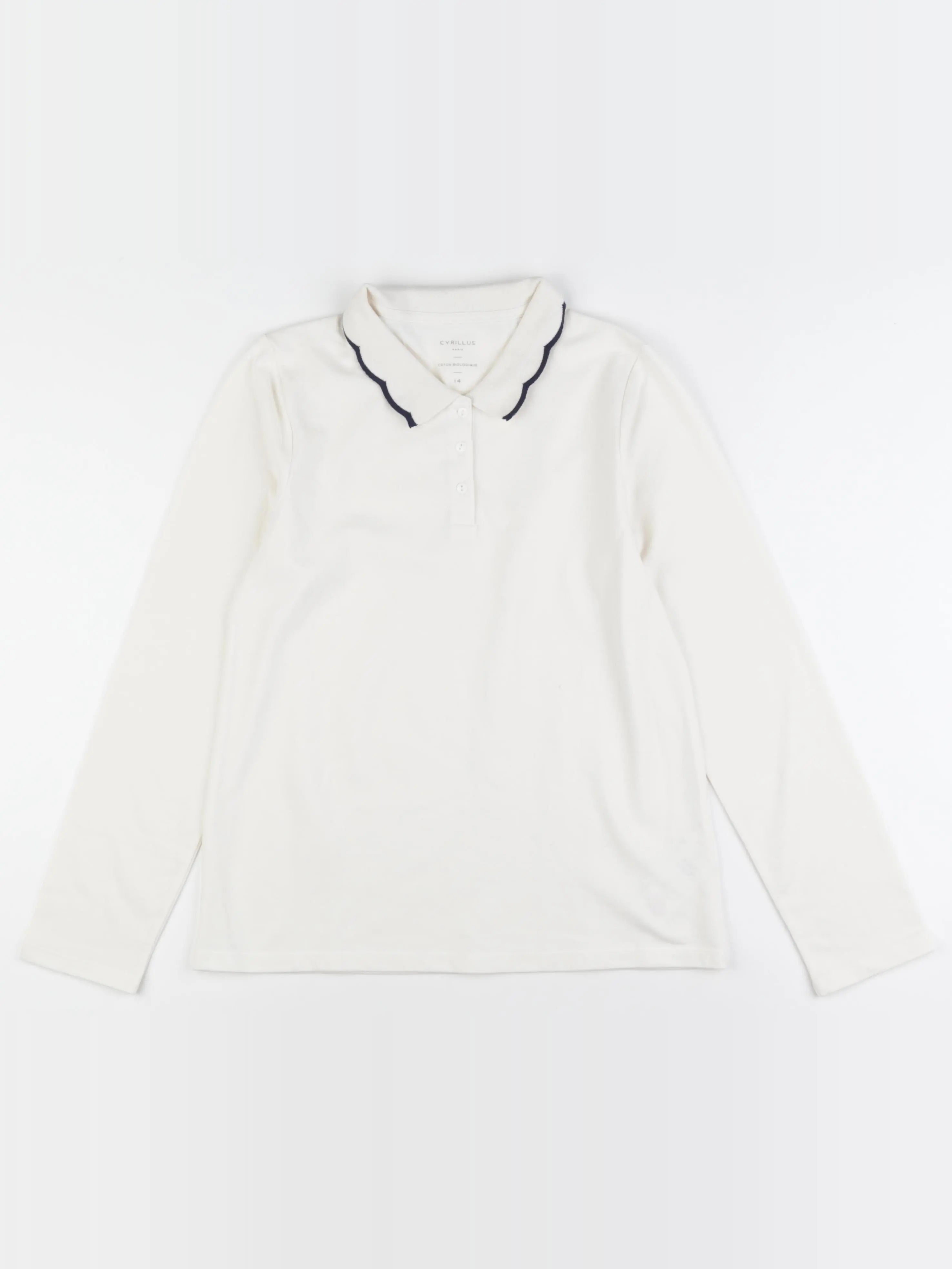 Cyrillus - blouse blanc - 14 ans