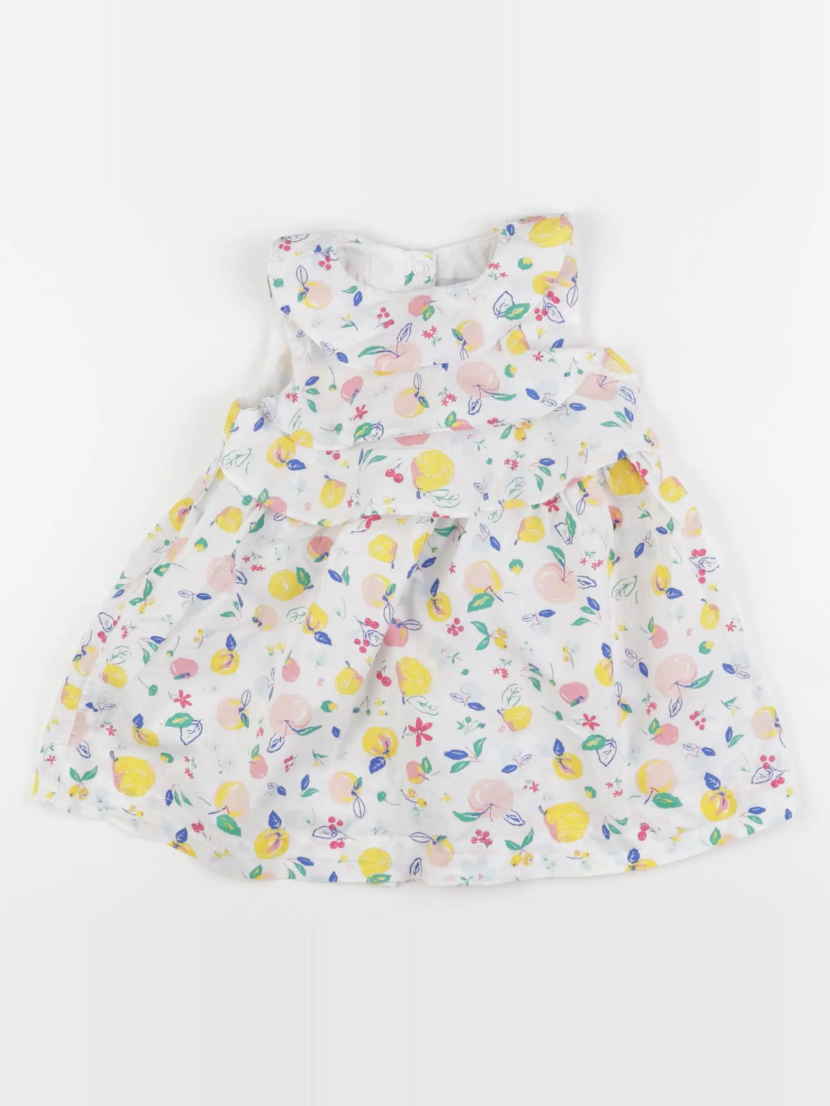 Petit Bateau - robe multicolore - 18 mois