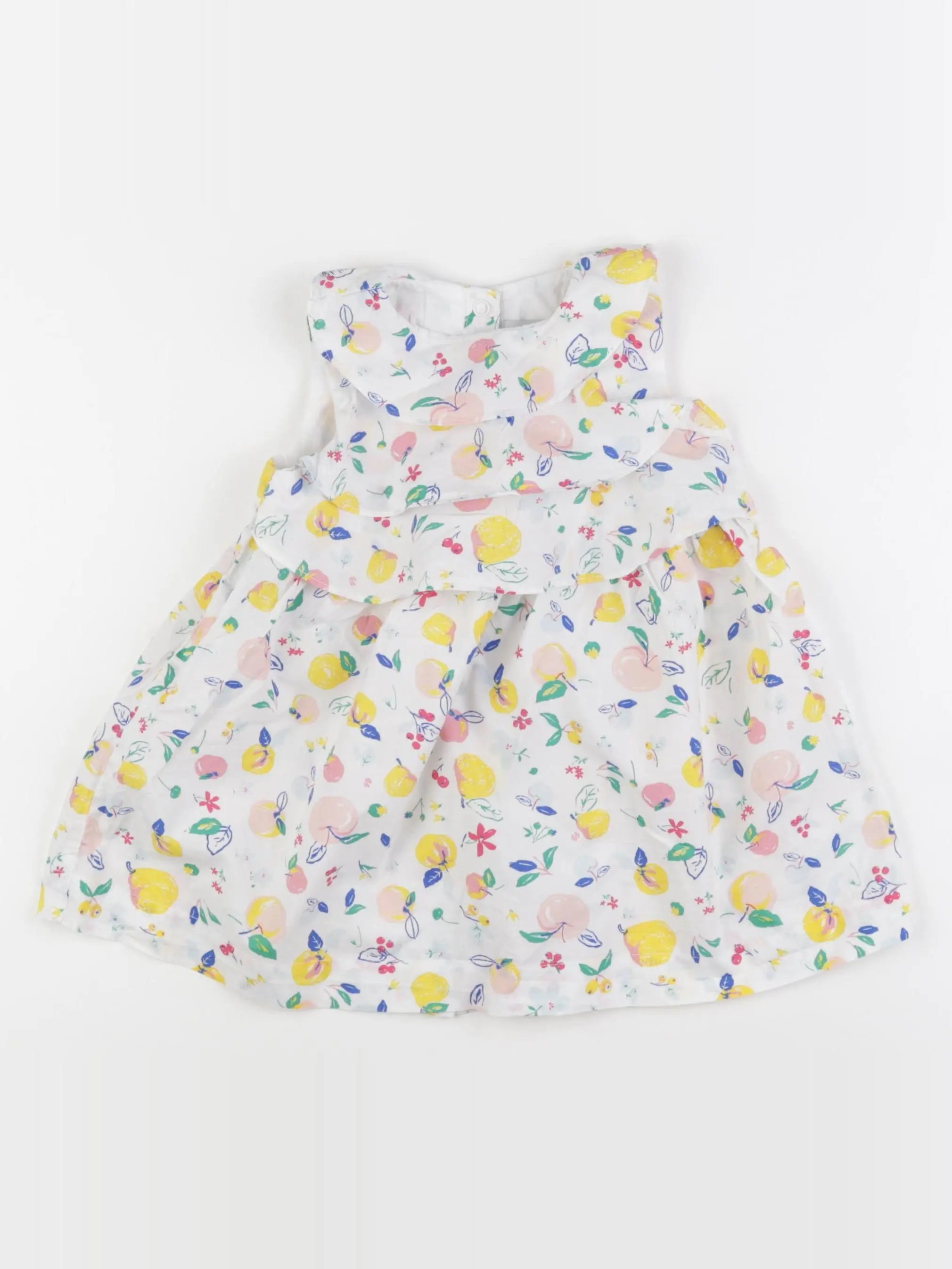 Petit Bateau - robe multicolore - 18 mois