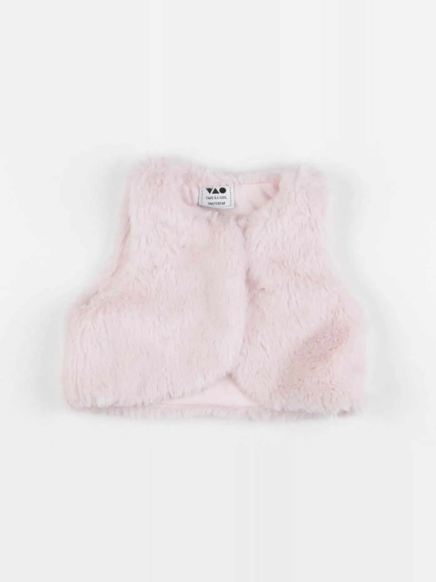 Tape à l'oeil - gilet rose - 3 mois