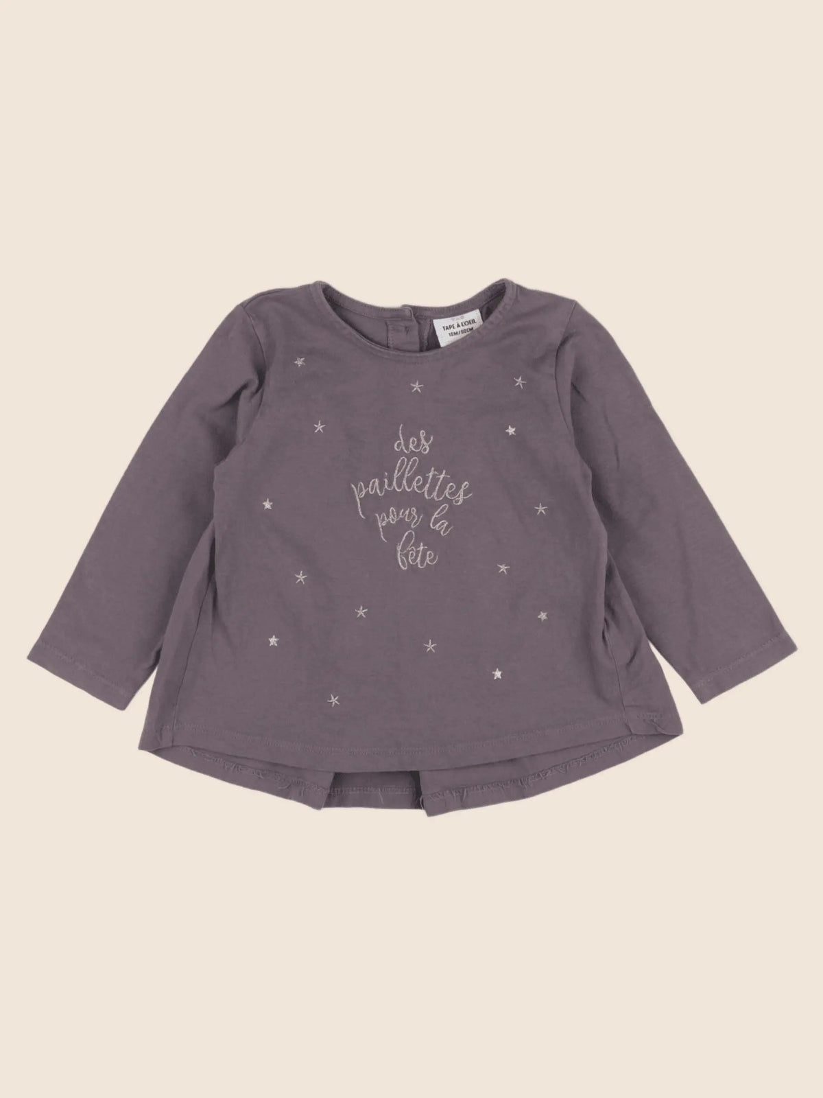 Tape à l'oeil - tee-shirt gris - 18 mois