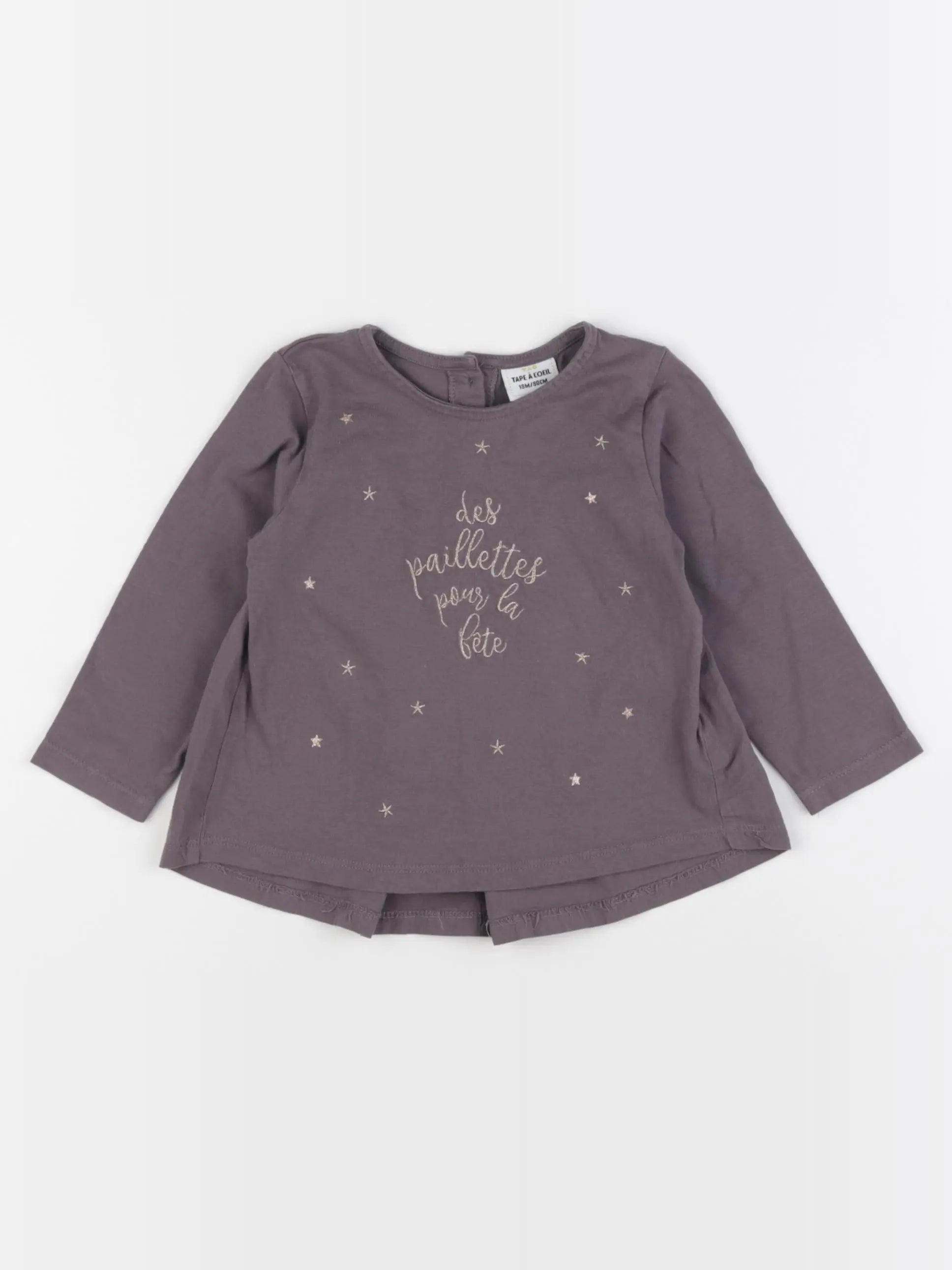 Tape à l'oeil - tee-shirt gris - 18 mois