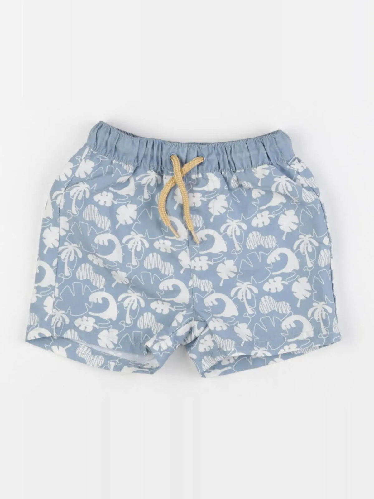 Vertbaudet - maillot de bain bleu - 18 mois