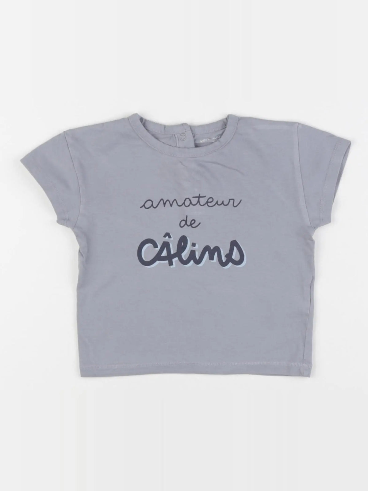 Vertbaudet - tee-shirt gris - 18 mois