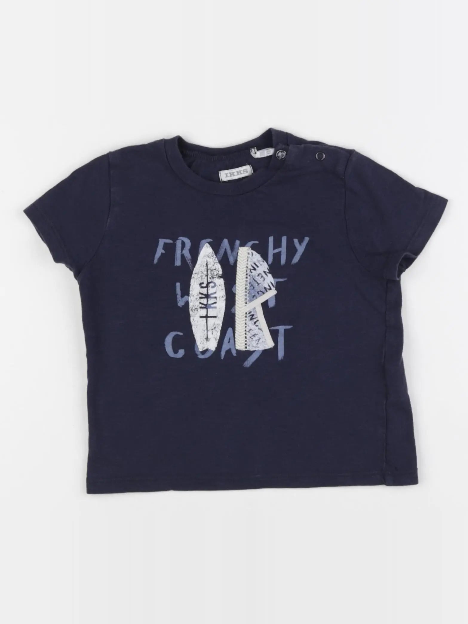 IKKS - tee-shirt bleu - 18 mois