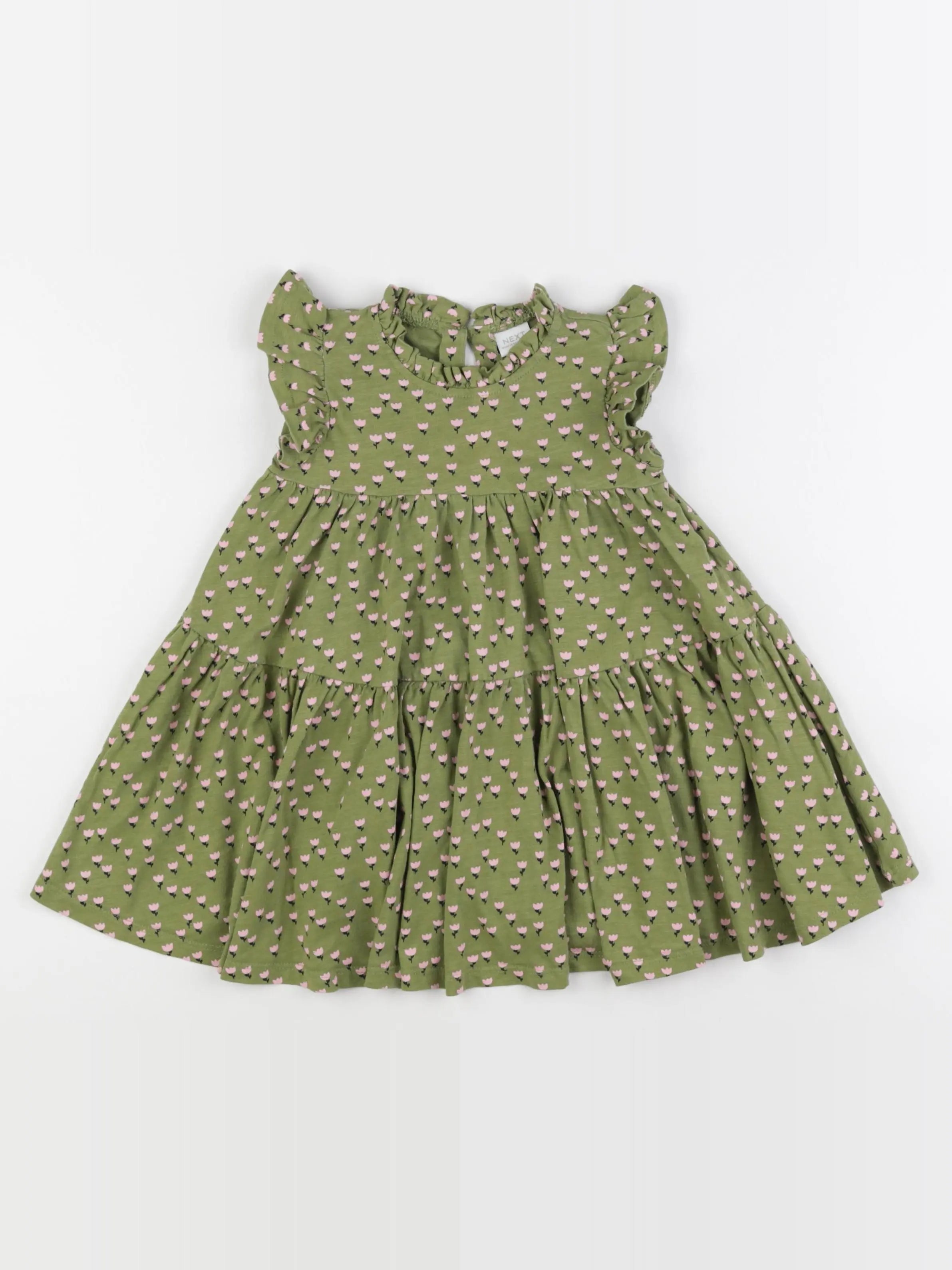 Next - robe vert - 12/18 mois