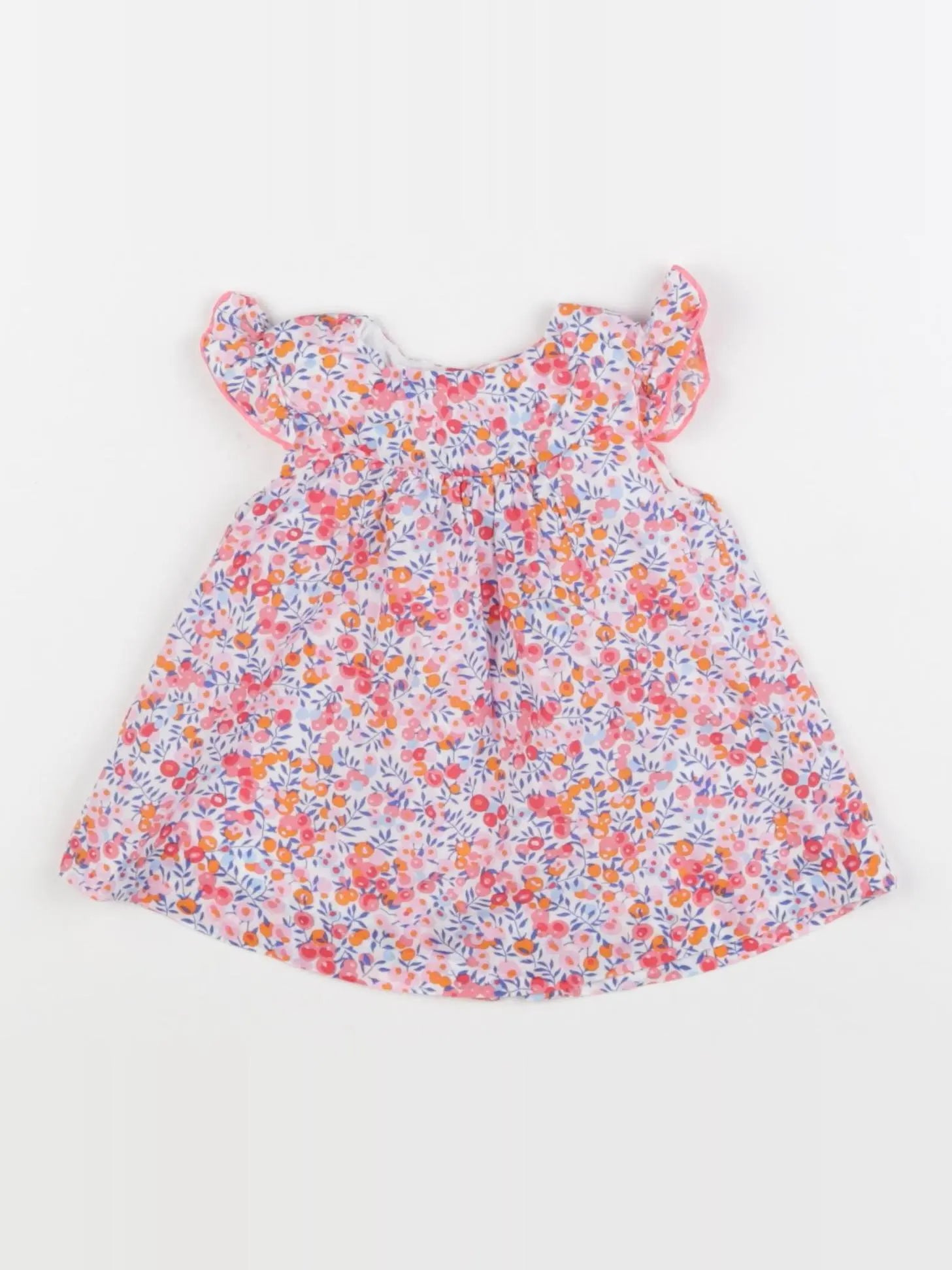 Jacadi - robe liberty multicolore - 1 mois