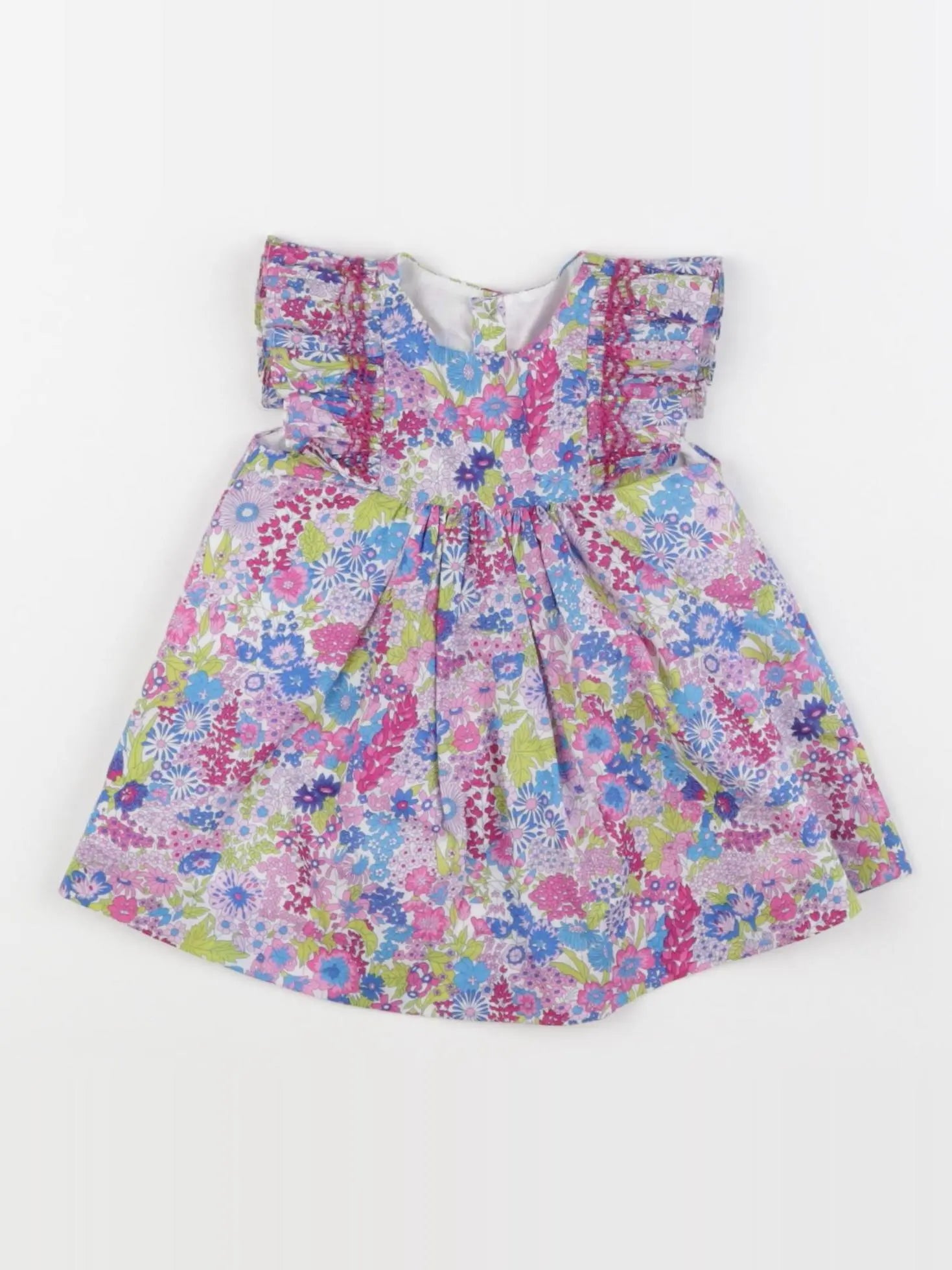Jacadi - robe liberty multicolore - 1 mois