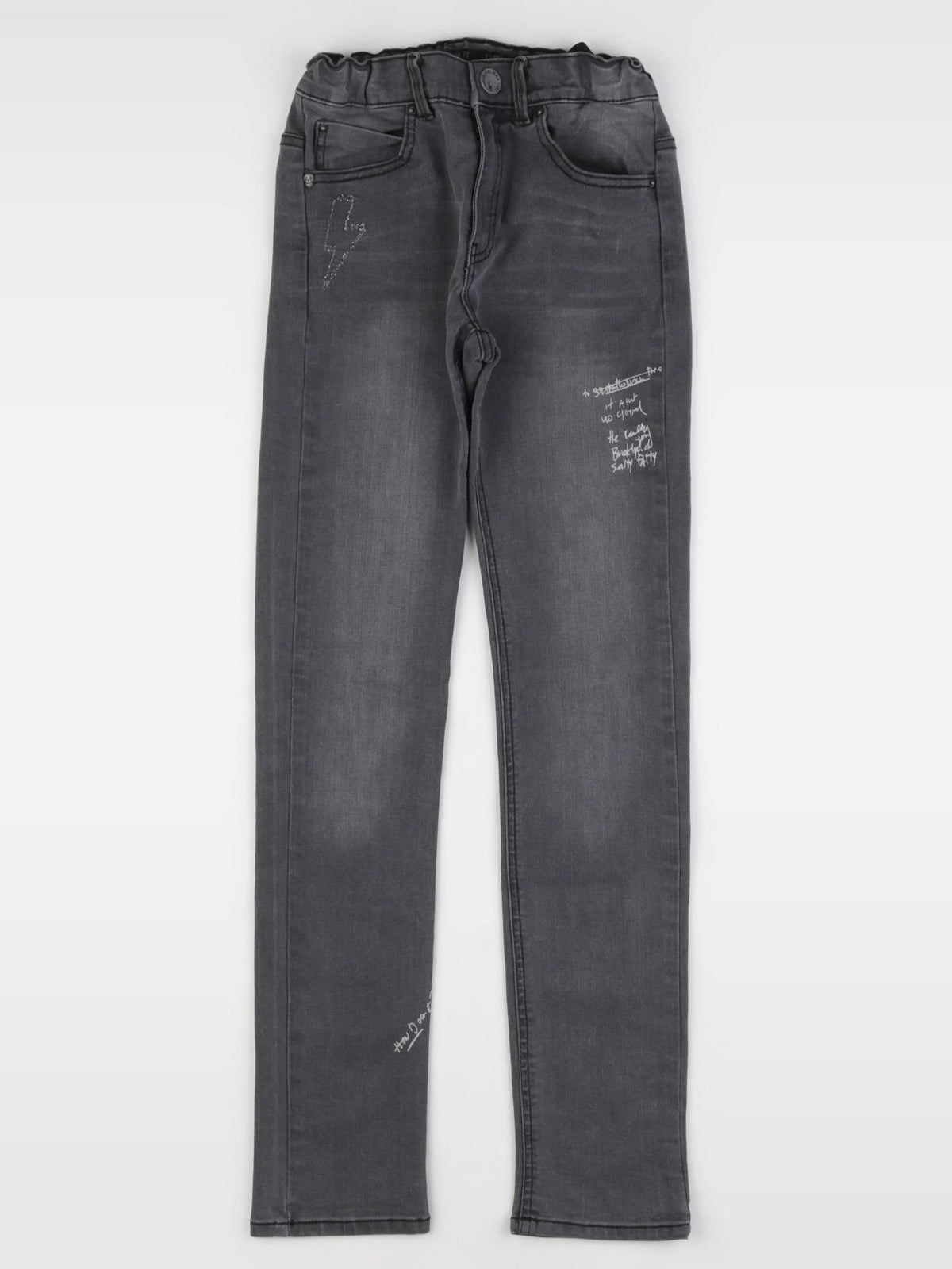 IKKS - jean gris - 12 ans